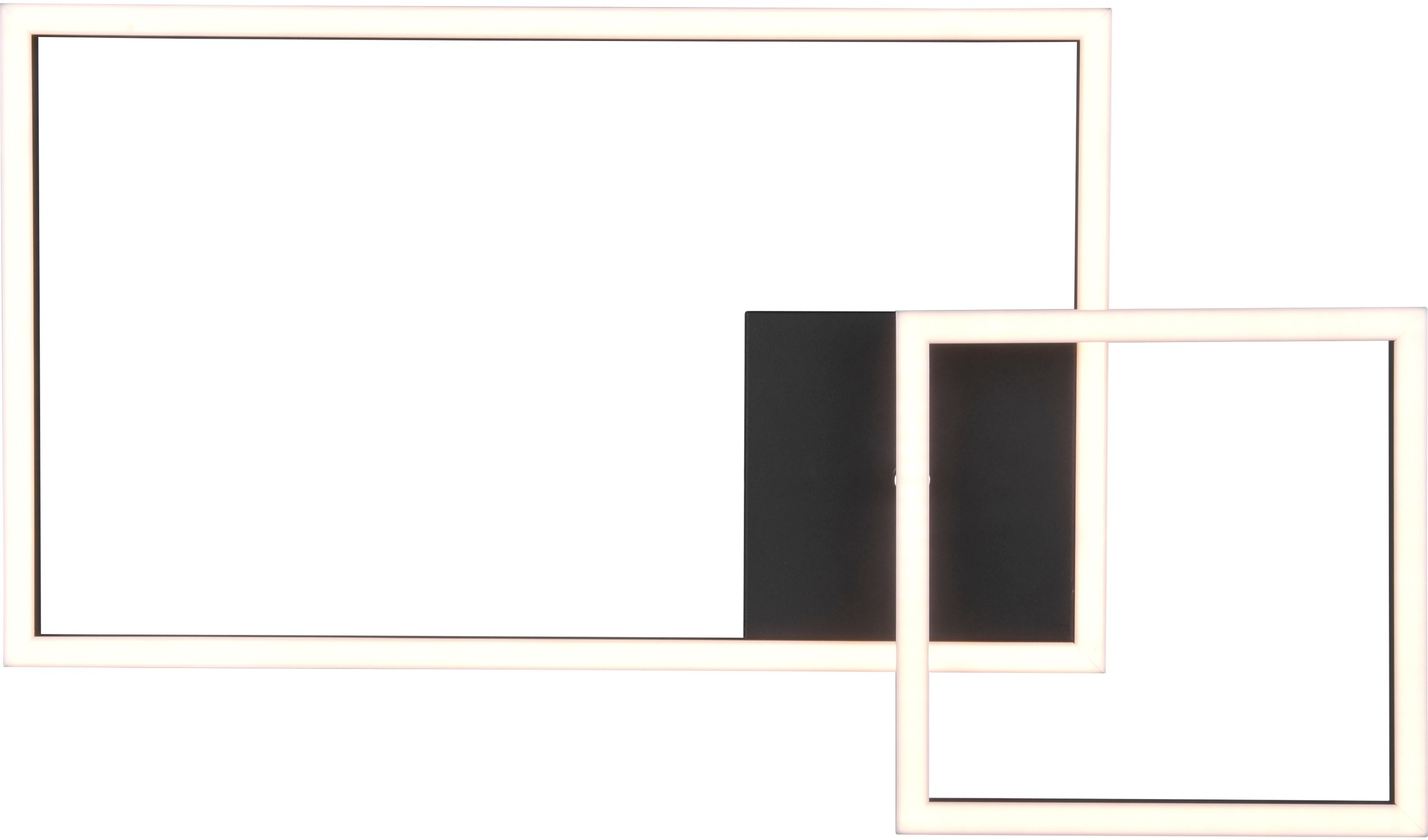 REALITY Leuchten LED Deckenleuchte »Padella«, 1 flammig, Leuchtmittel LED-Board | LED fest integriert, bewegliche LED Elemente, 4000K neutralweiß, dimmbar, 3000 Lumen