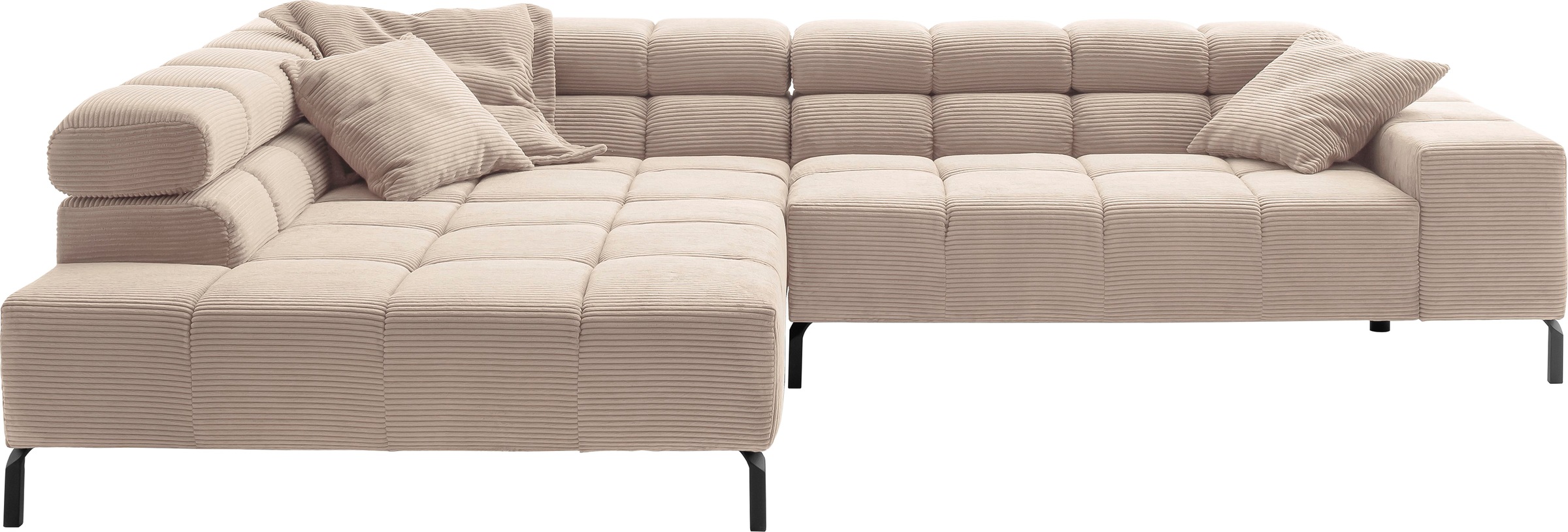 INOSIGN Ecksofa "Ancona New, wahlweise motorische Sitztiefenverstellung, au günstig online kaufen