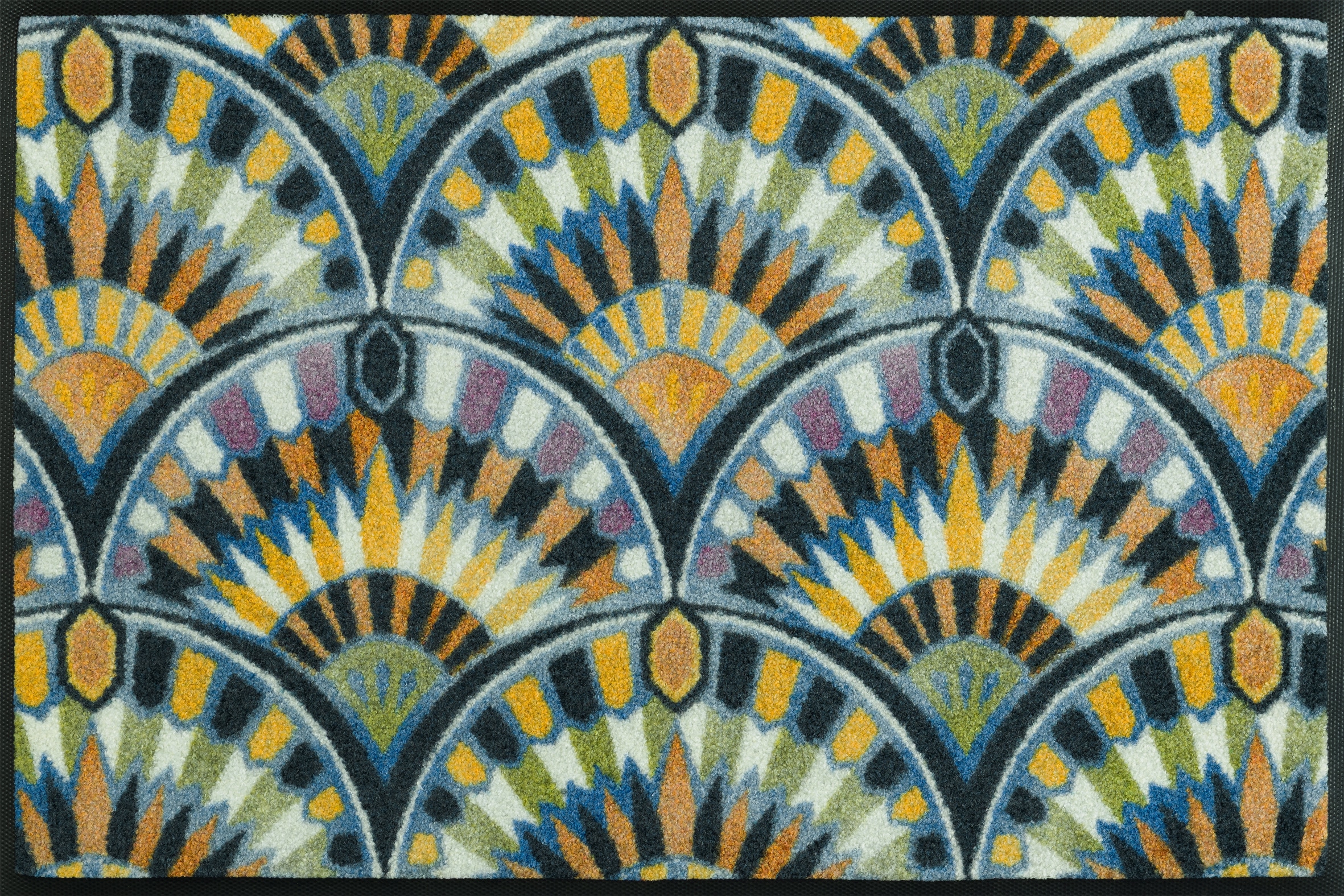 wash+dry by Kleen-Tex Fußmatte »und Läufer Feather Arc« rechteckig 7 mm Höhe