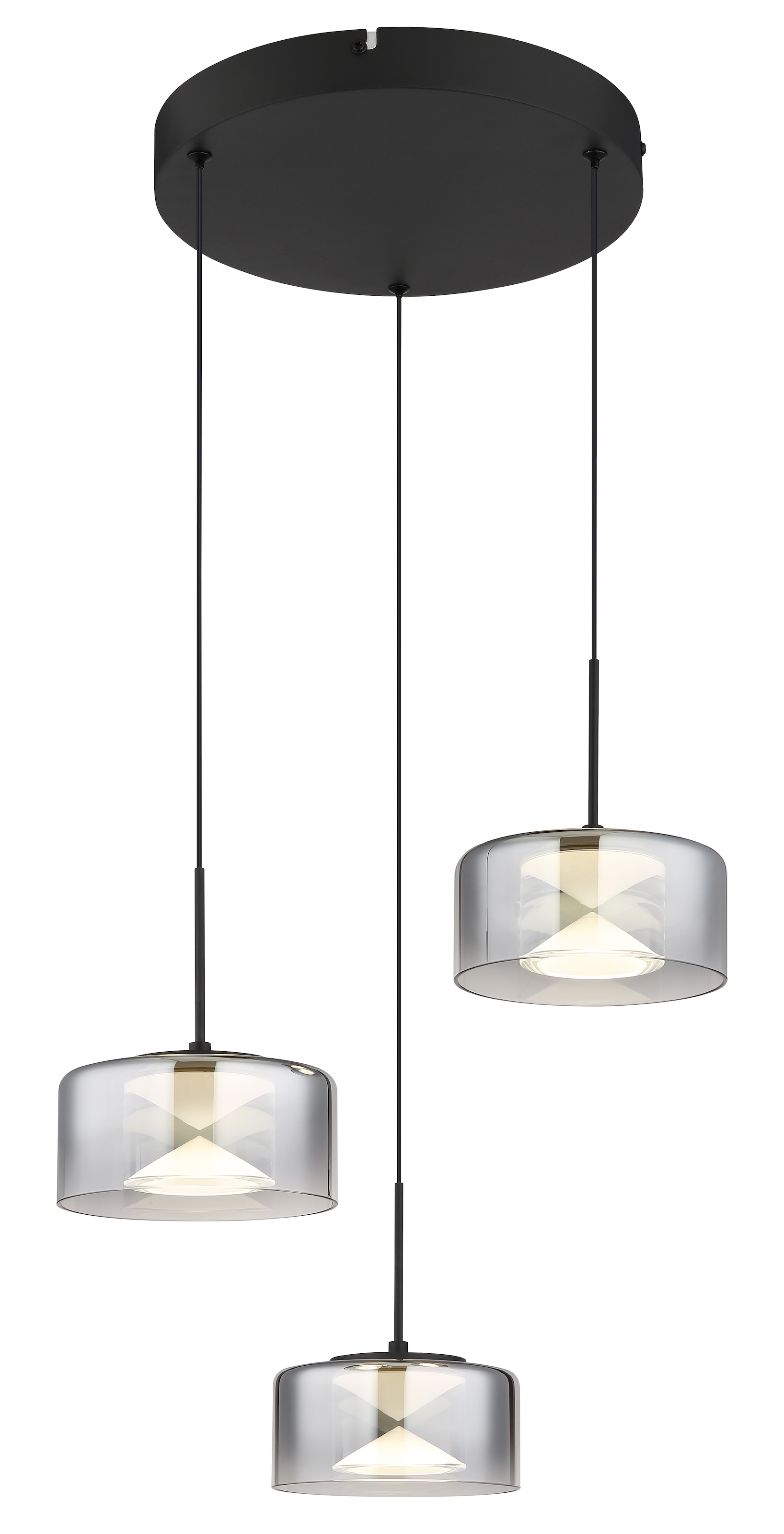 GLOBO LIGHTING LED Pendelleuchte »BELINDA«, Leuchtmittel LED-Modul | LED fest integriert, Hängelampe/Hängeleuchte/Wohnzimmer/Esstisch/elegant