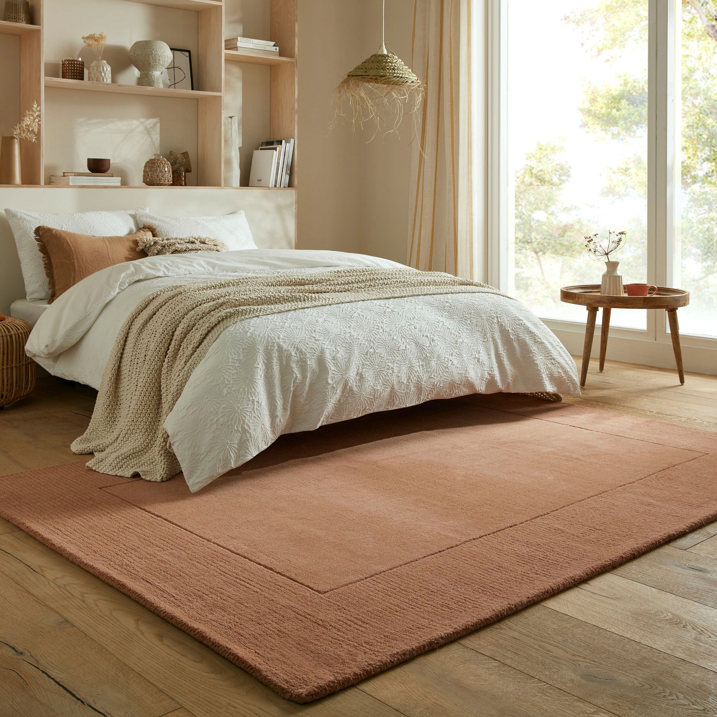 FLAIR RUGS Wollteppich »Tuscany«, rechteckig, 8 mm Höhe