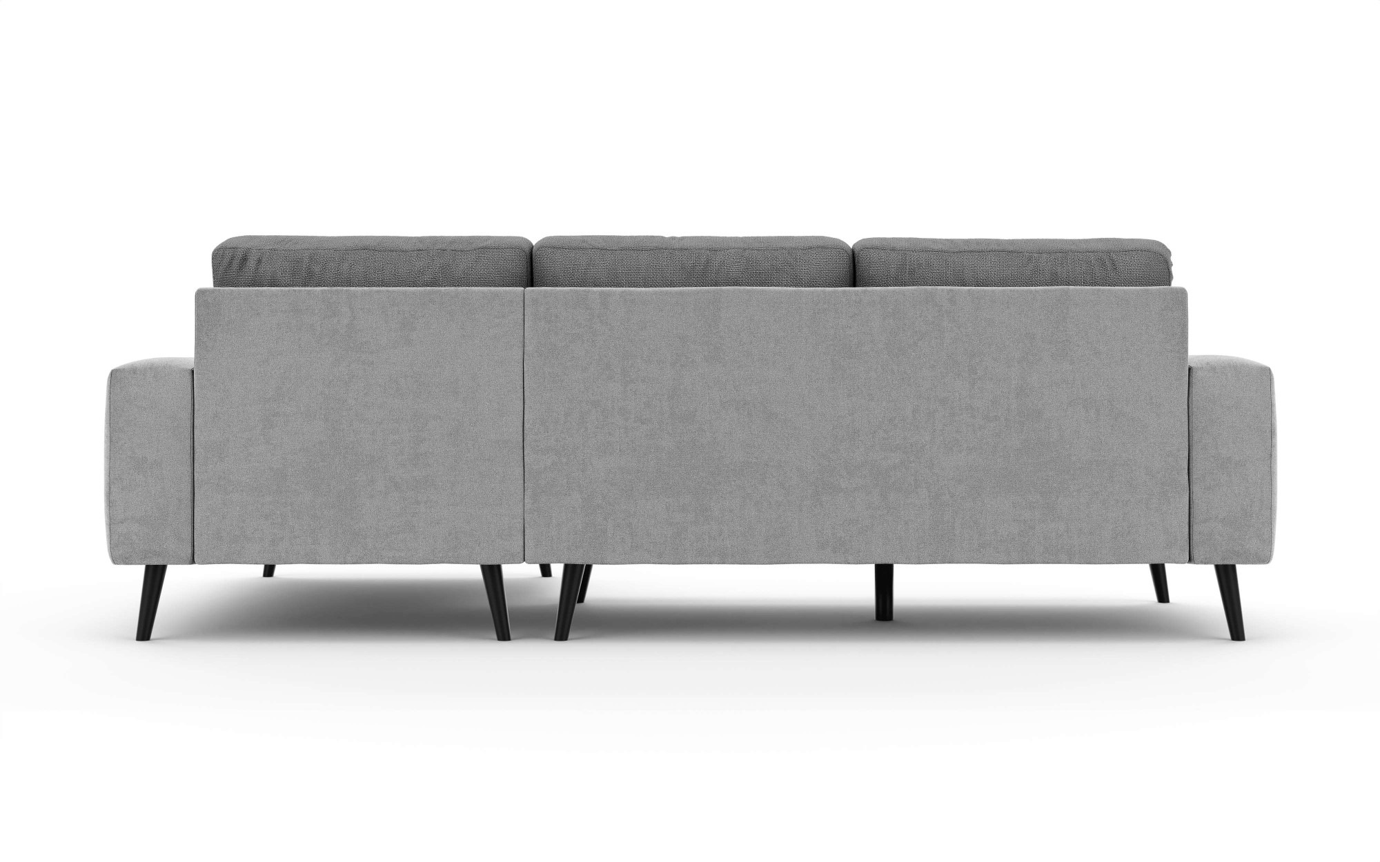 INOSIGN Ecksofa »SERINE mit Recamiere rechts/links bestellbar, Maße B/H/T 253/91/161 cm«, L-Form mit Wellenunterfederung, 3 Rückenkissen, ohne Bettfunktion