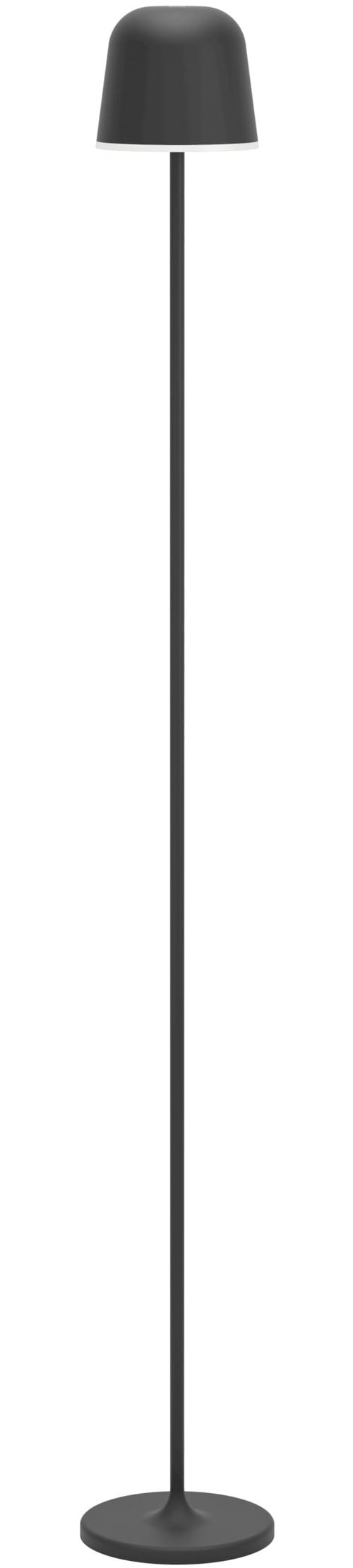 EGLO Stehlampe »MANNERA-L Stehlampe - Alu, Stahl - LED - 4,3W - IP54« LED-Modul 1 Stk. Neutralweiß | Warmweiß Standleuchte, Leselampe, Wohzimmer, Schlafzimmer, H140 x Ø16 cm