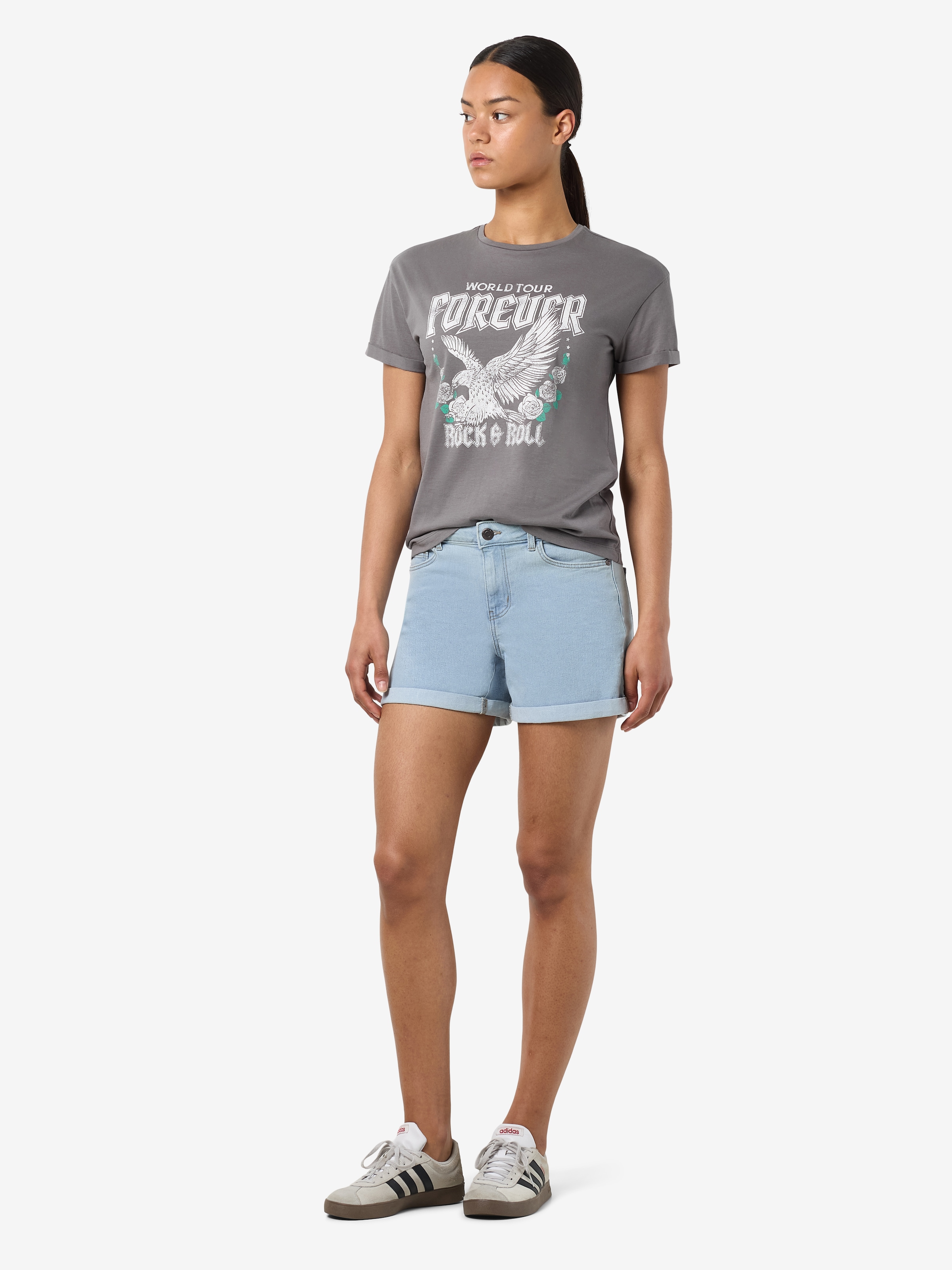 Noisy may Jeansshorts »NMDEBBY NW SLIM SHORTS VI520LB NOOS«