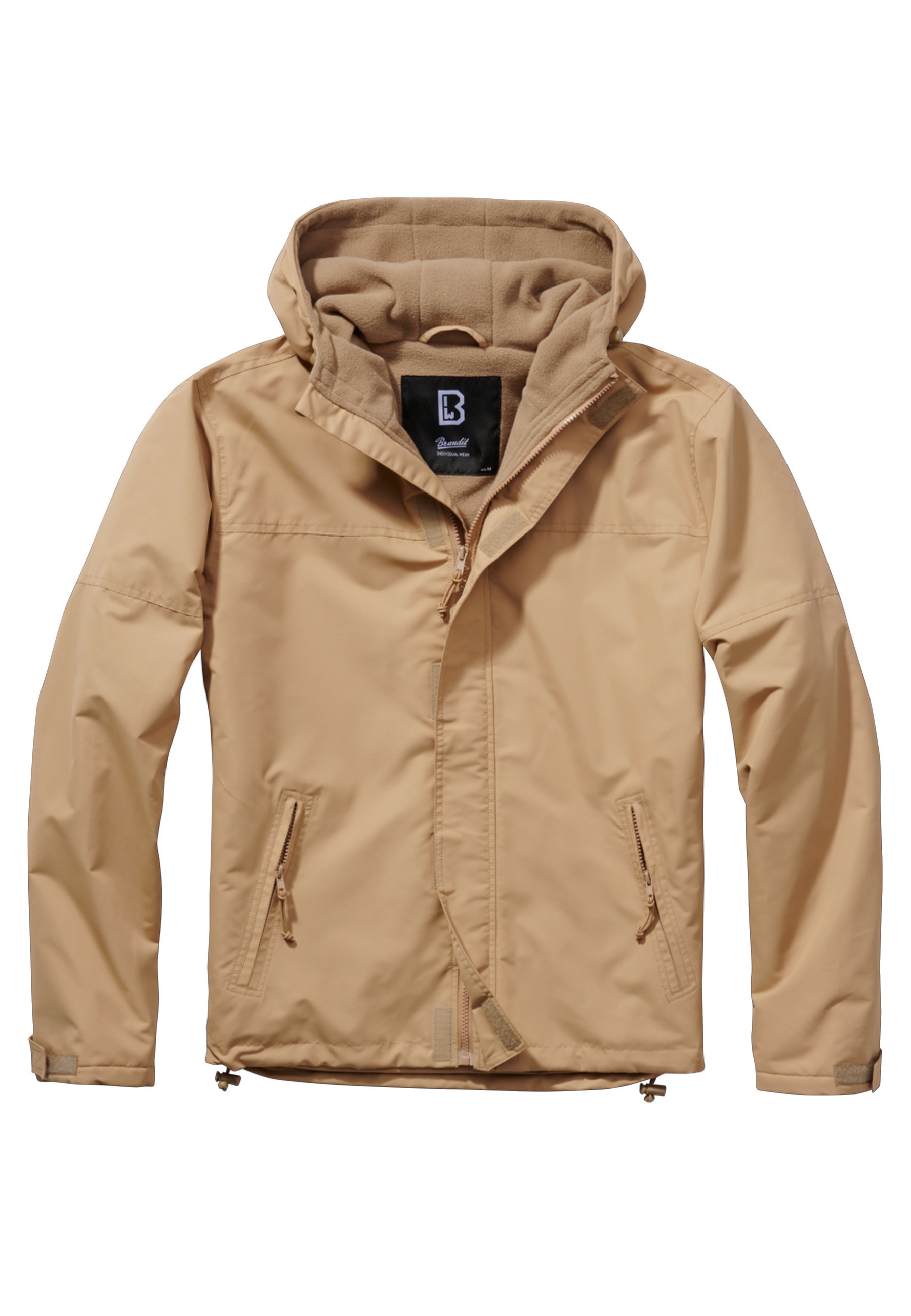 Brandit Allwetterjacke »Brandit Herren Windbreaker Frontzip« 1 Stk. tlg. mit Kapuze