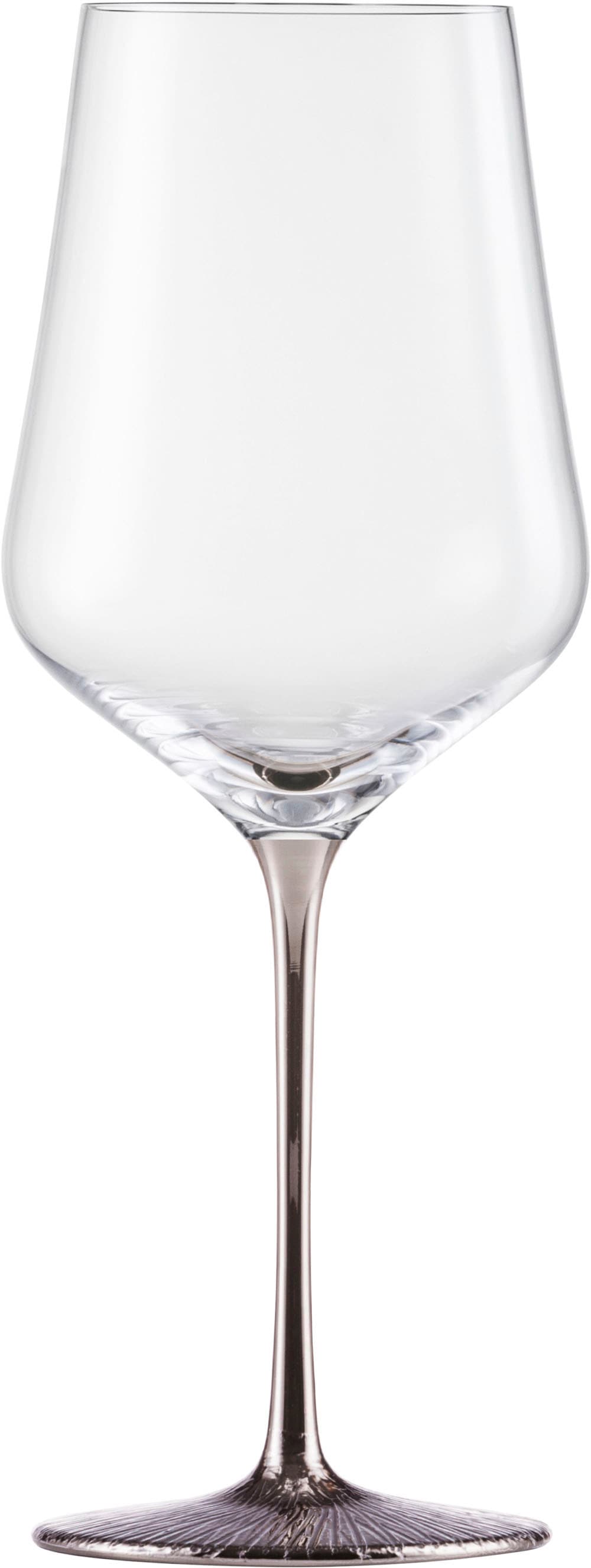 Eisch Germany Rotweinglas »RAVI PLATIN, Made in Germany«, (Set, 2 tlg., 2 Bordeauxgläser im Geschenkkarton), in Handarbeit veredelt mit echtem Platin, 620ml, 2-teilig