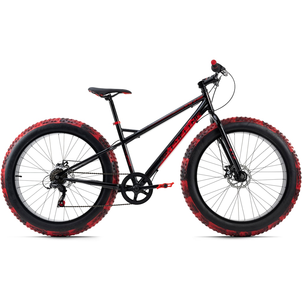 KS Cycling Fatbike »SNW2458«, 6 Gang, Shimano, Tourney Schaltwerk, Kettenschaltung