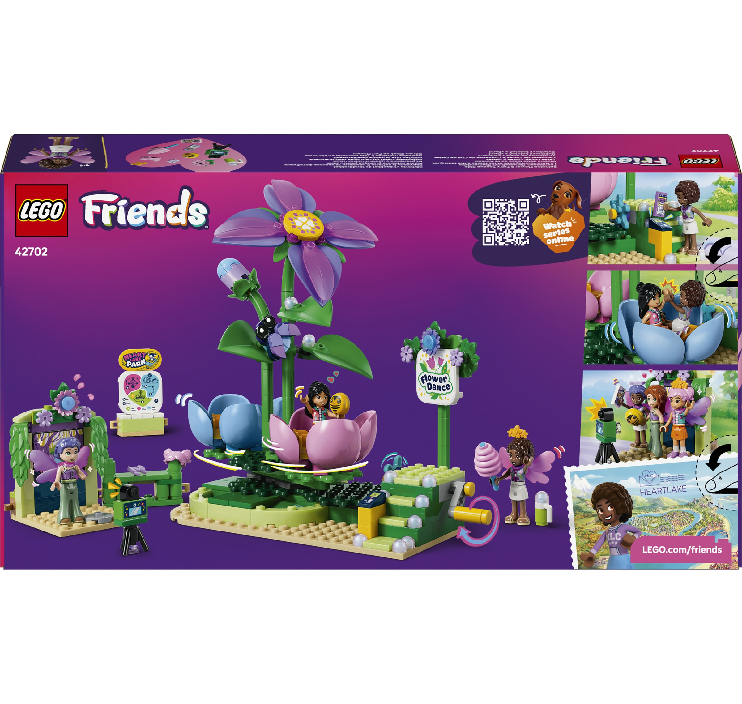 LEGO® Konstruktionsspielsteine »Feentassen-Karussell mit Blumendeko (42702), LEGO Friends« Made in Europe
