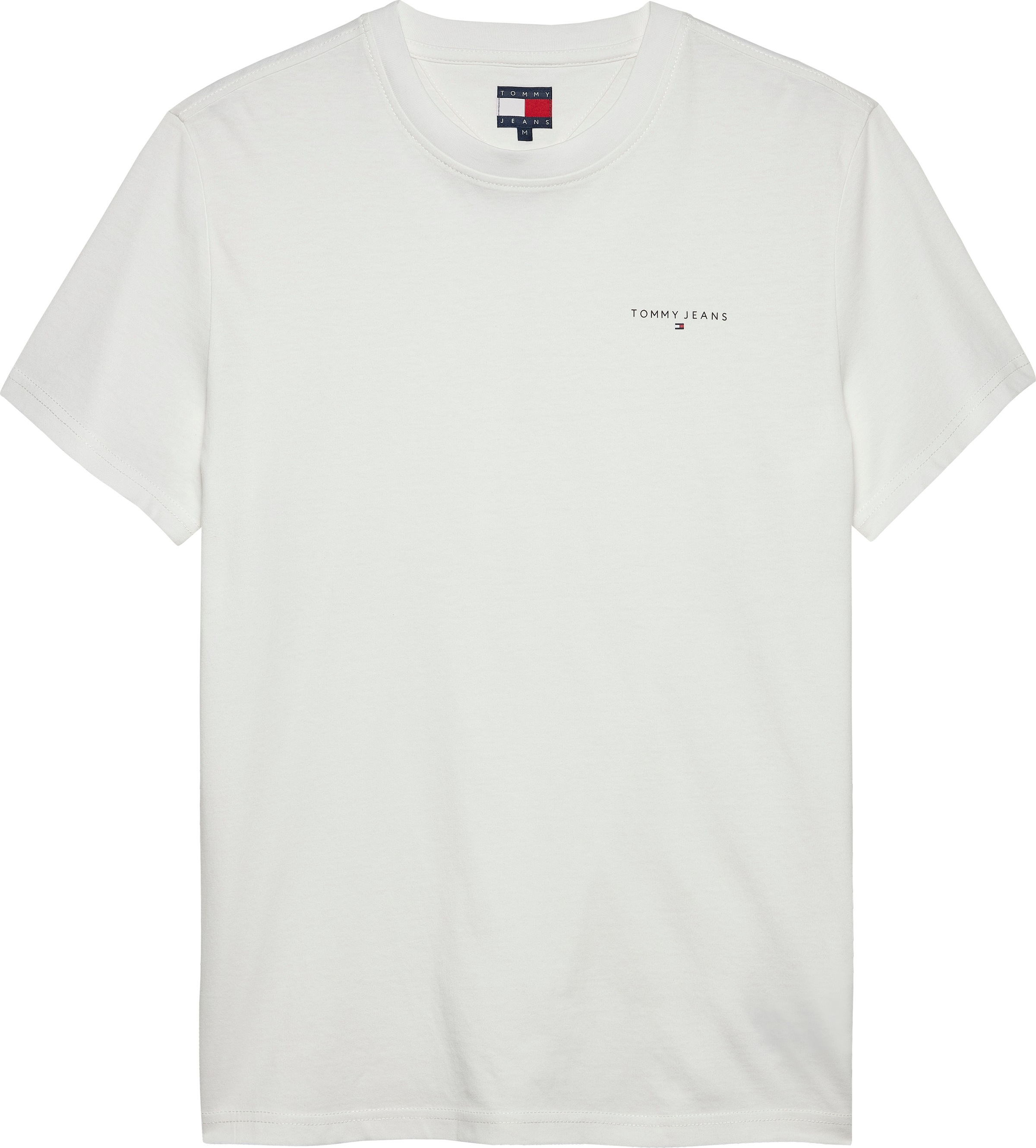 Tommy Jeans T-Shirt »TJM SLIM LINEAR CHEST TEE EXT«, Mit Rundhalsausschnitt