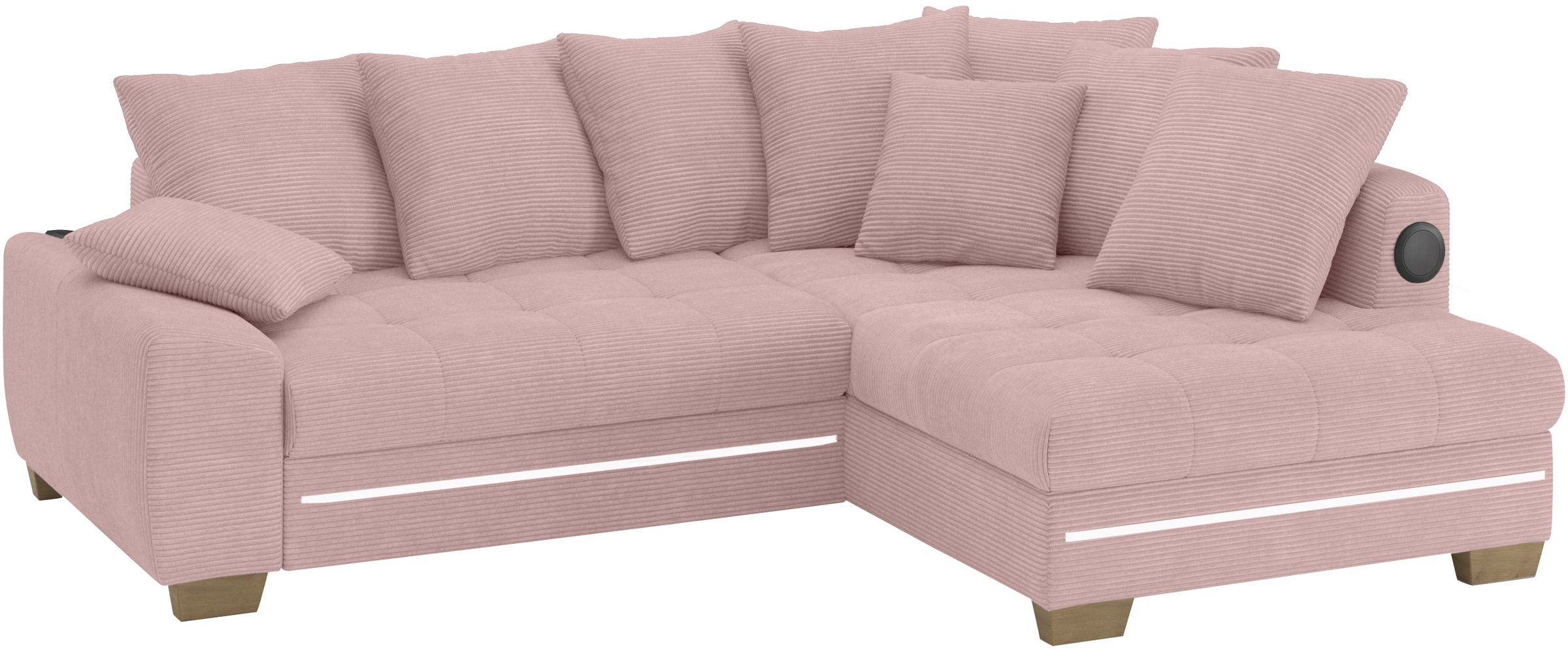 Mr. Couch Ecksofa »Nikita II, L-Form«, RGB-LED, Bluetooth-Soundsystem, wahl günstig online kaufen