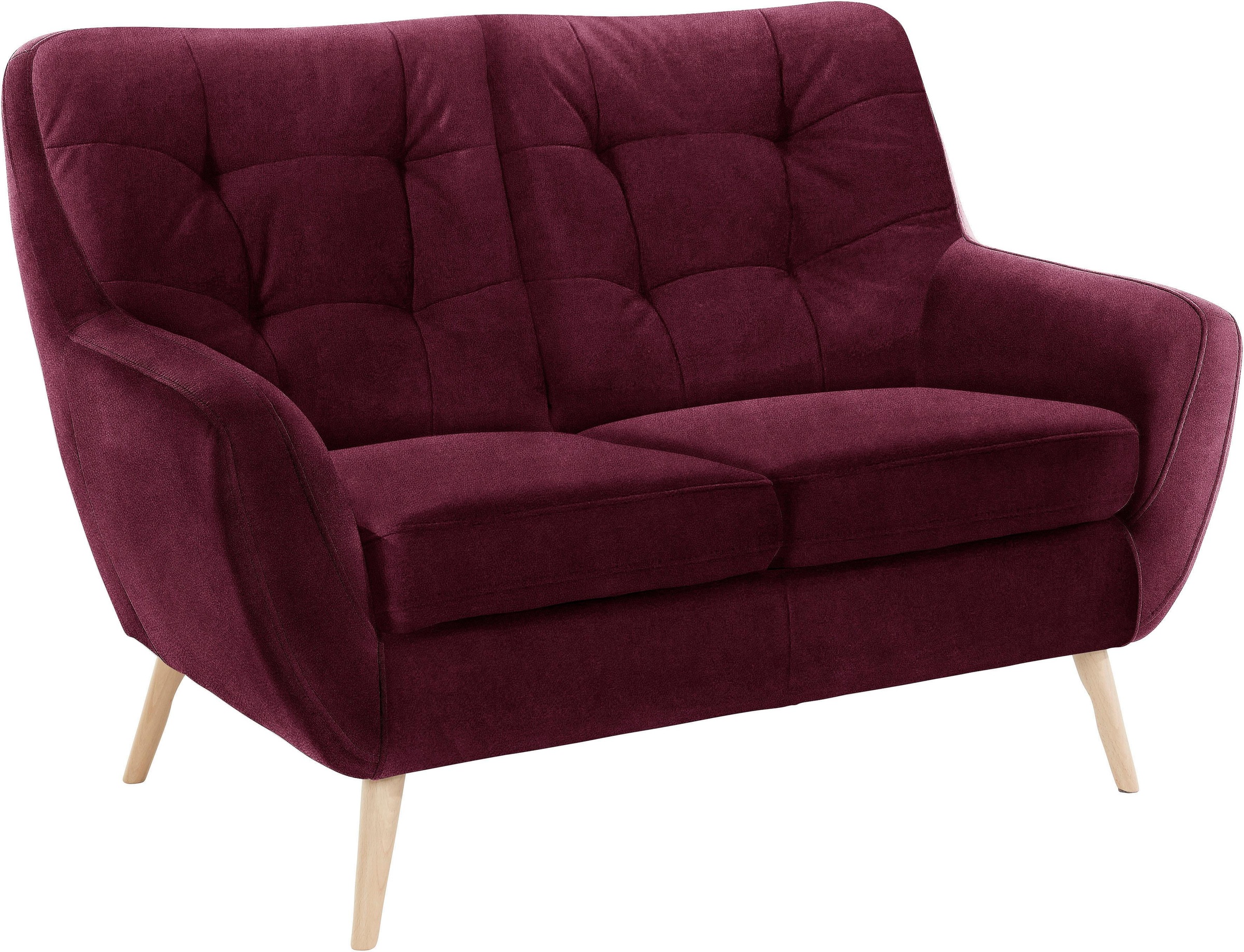 exxpo - sofa fashion 2-Sitzer »Scandi, bequem, aufwendige Rückenpolsterung günstig online kaufen