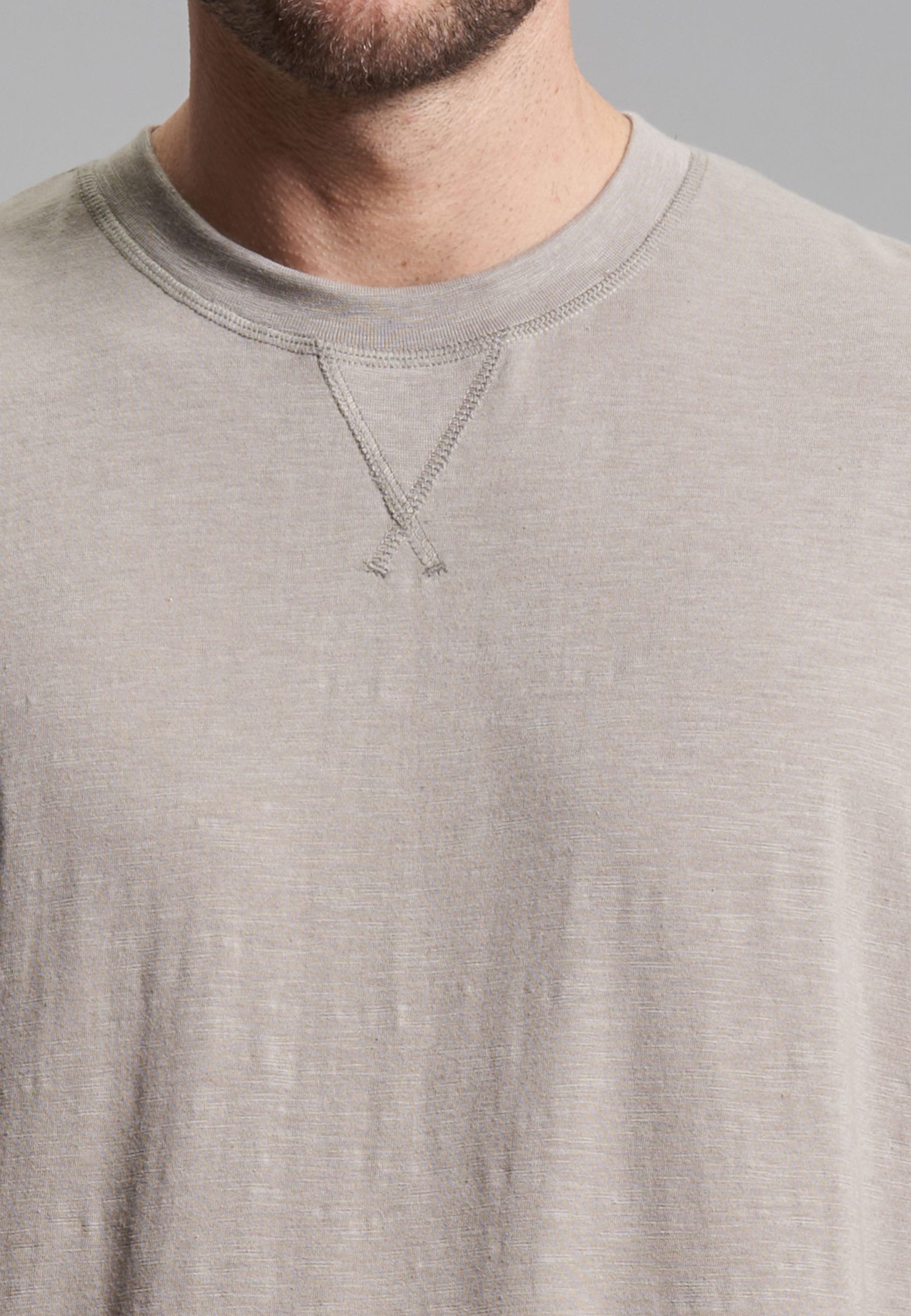 TOM TAILOR T-Shirt Kurzarm, Rundhalsausschnitt, basic, locker, elastisch, Baumwollmix