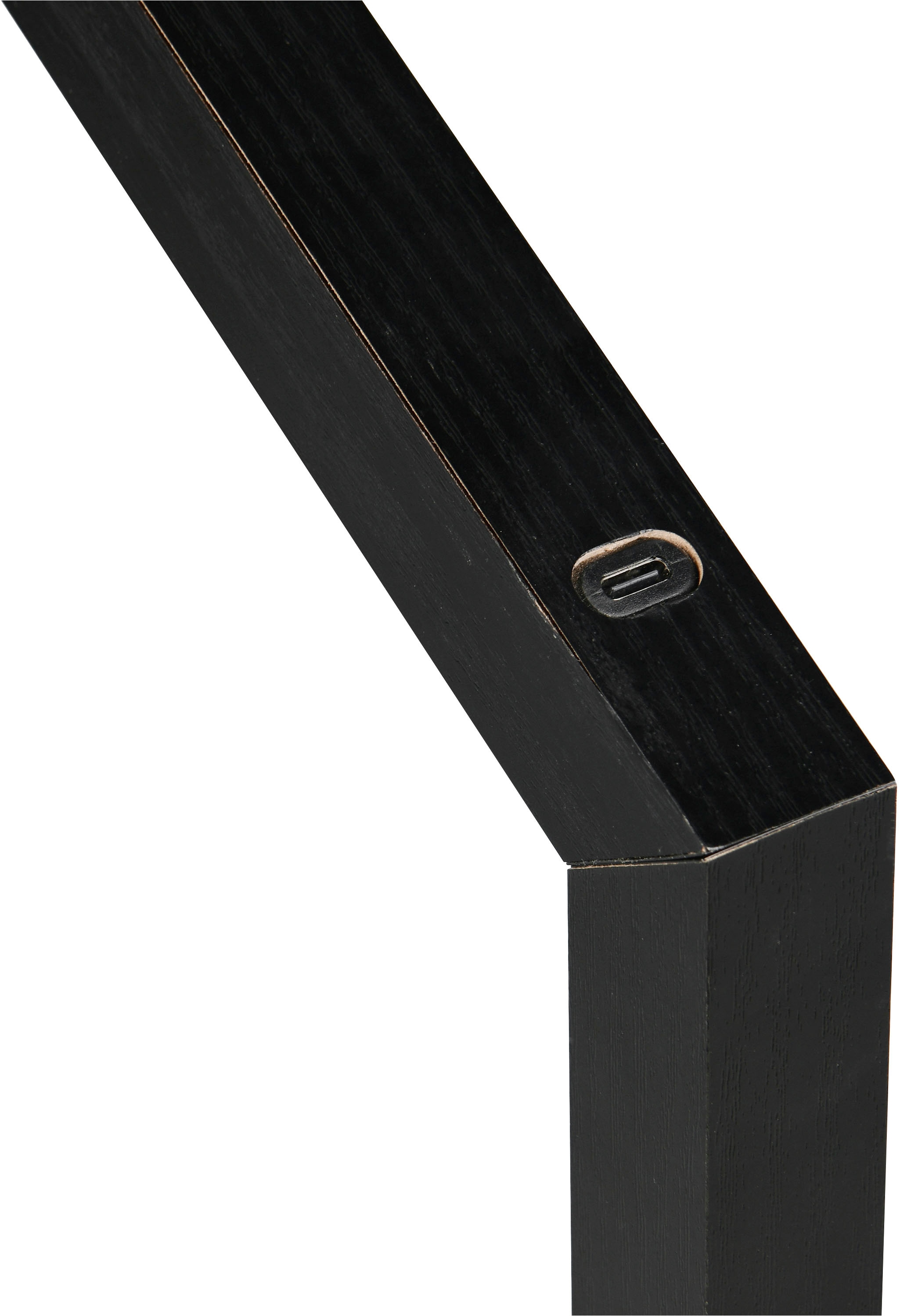 REALITY Leuchten LED Tischleuchte »SKIP, magnetische Touch-Tischlampe aus Holz, Leuchtenkopf abnehmbar«, 1 flammig, Leuchtmittel LED-Board | LED fest integriert, On/Off Touch und Dimmschalter, USB-Ladeanschluss, Akku-Laufzeit 3h