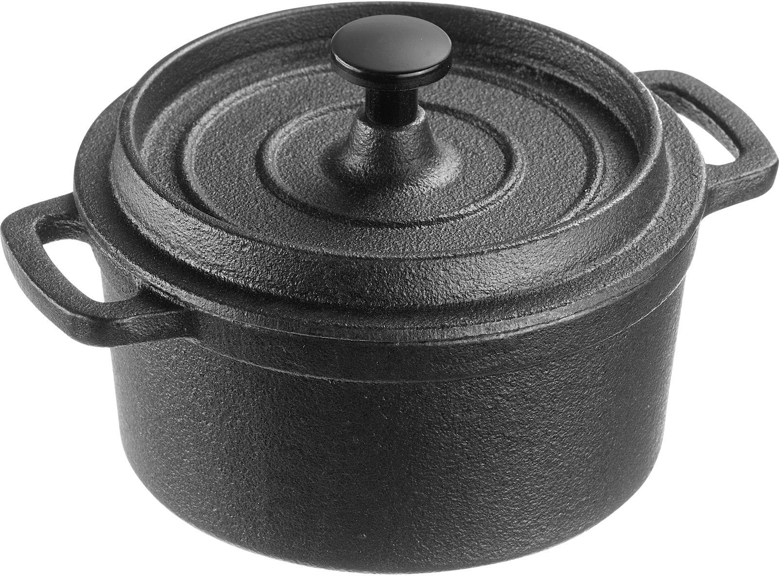 Gusseiserner Topf mit Deckel »Tapas + Friends«, 250 ml