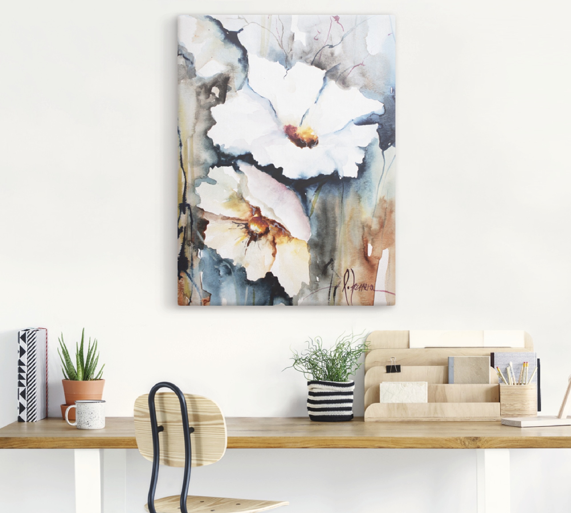 Artland Wandbild »Aquasblüten II«, Blumen, (1 St.), als Alubild, Outdoorbild, Leinwandbild, Poster in verschied. Größen