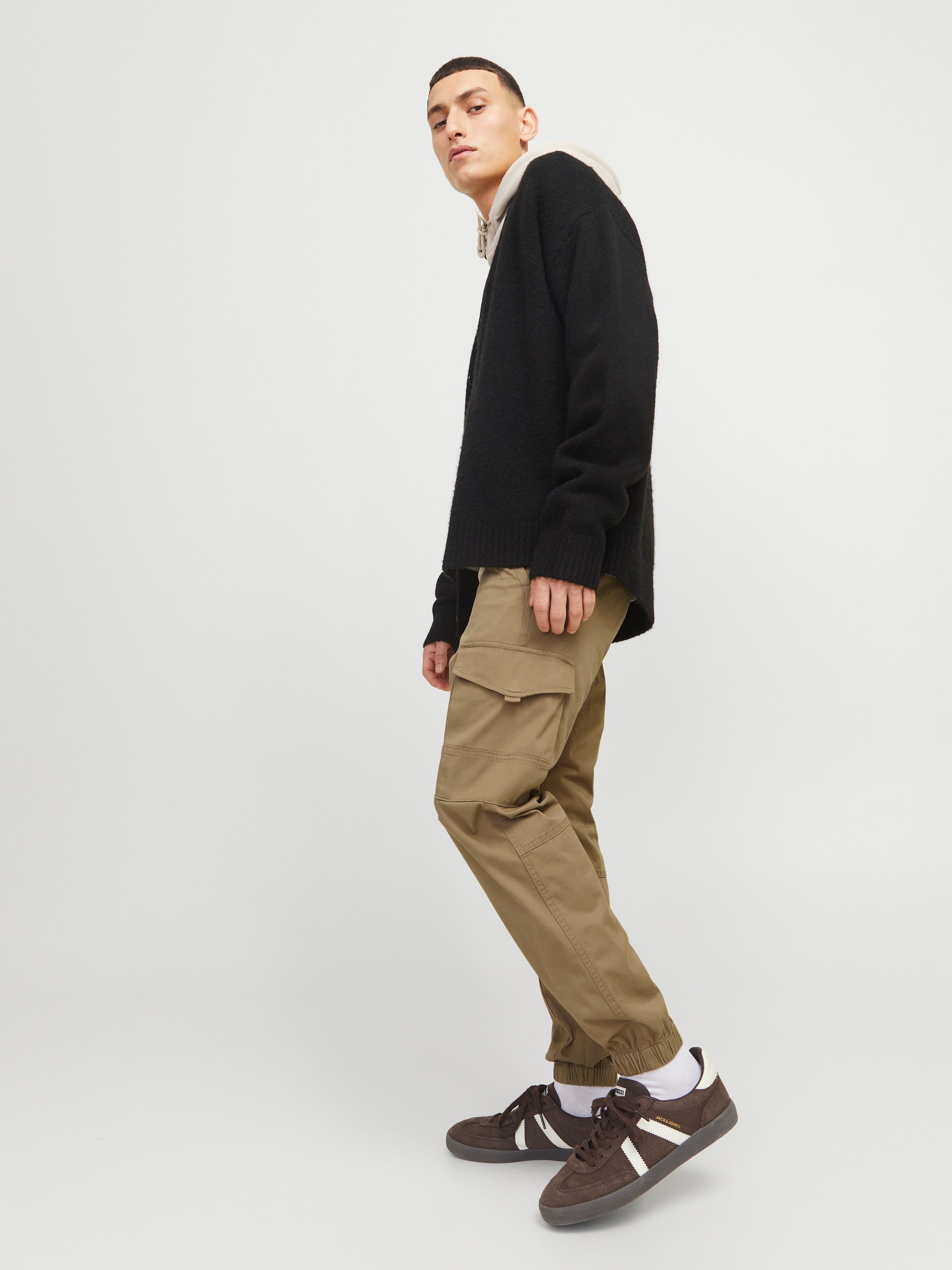 Jack & Jones Cargohose »JPSTPAUL JJFLAKE CARGO NOOS«, mit Beintaschen