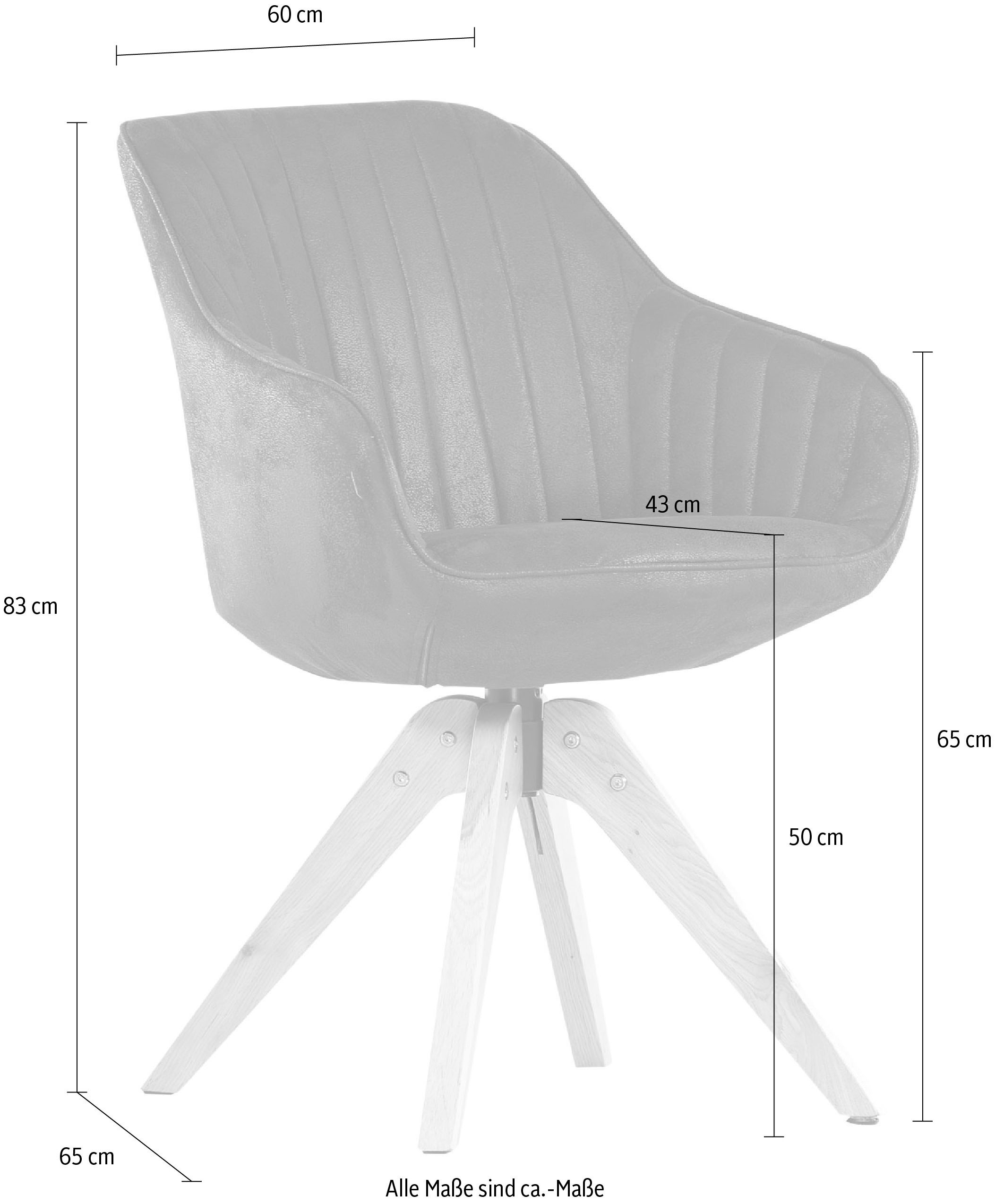 Gutmann Factory Esszimmerstuhl, mit Polyester, Polsterung Esszimmerstuhl kaufen Armlehnstuhl »Chill«, bequemer Raten auf