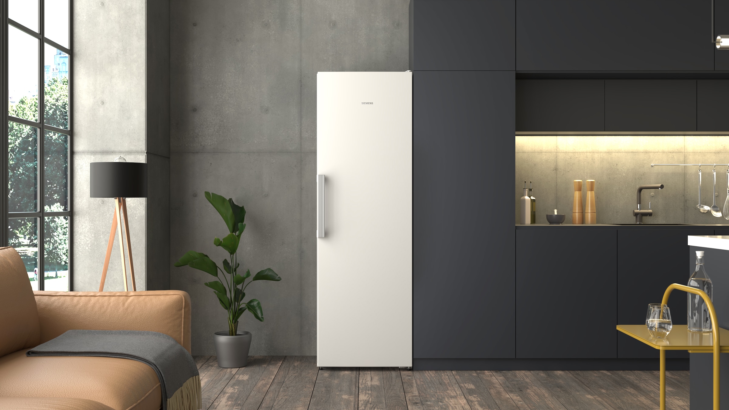 SIEMENS Gefrierschrank NoFrost iQ300 »GS36NVWCG« 186,2 cm hoch 59,5 cm breit