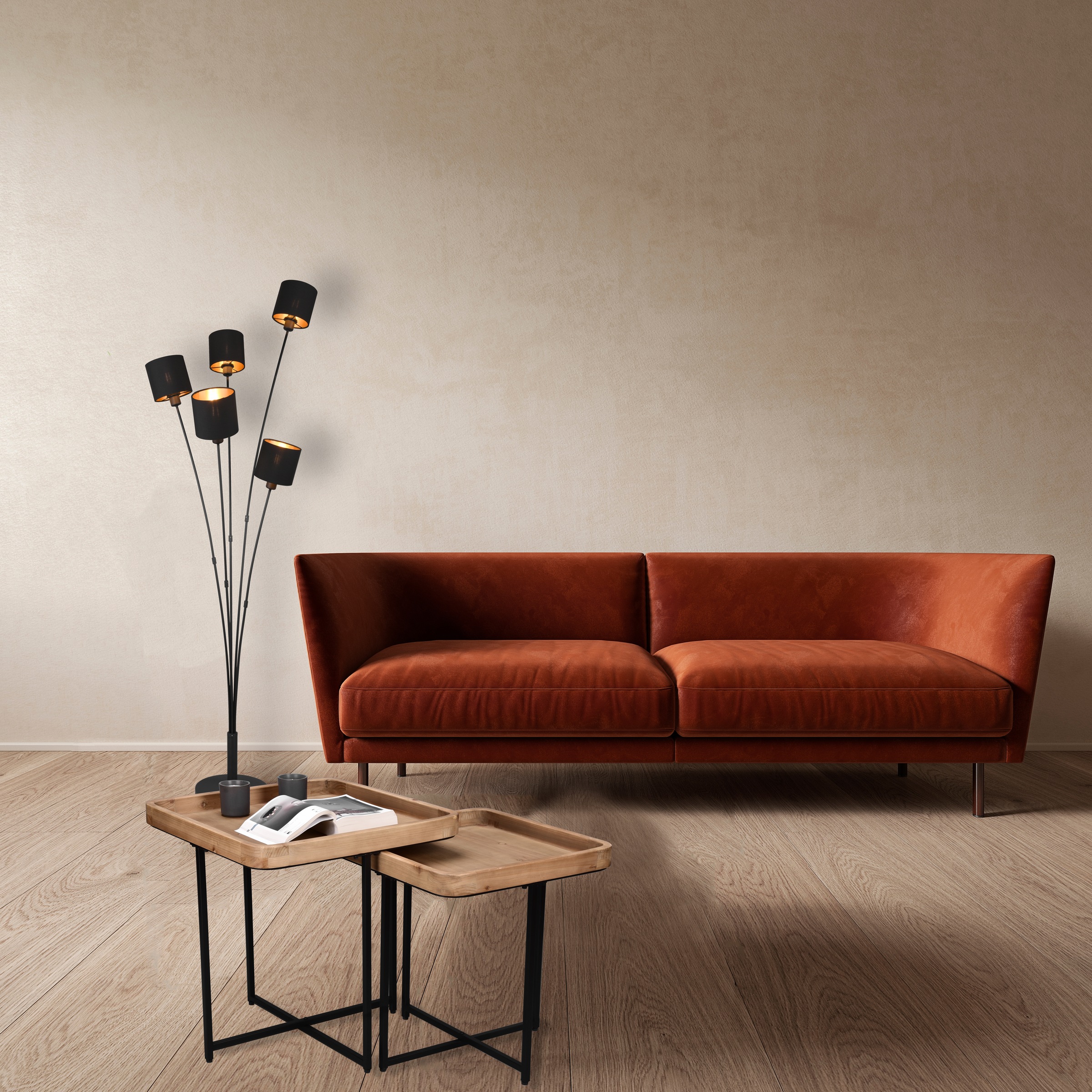 MIRRORS AND MORE Beistelltisch »Jenifer« 2 Stk. tlg. günstig online kaufen