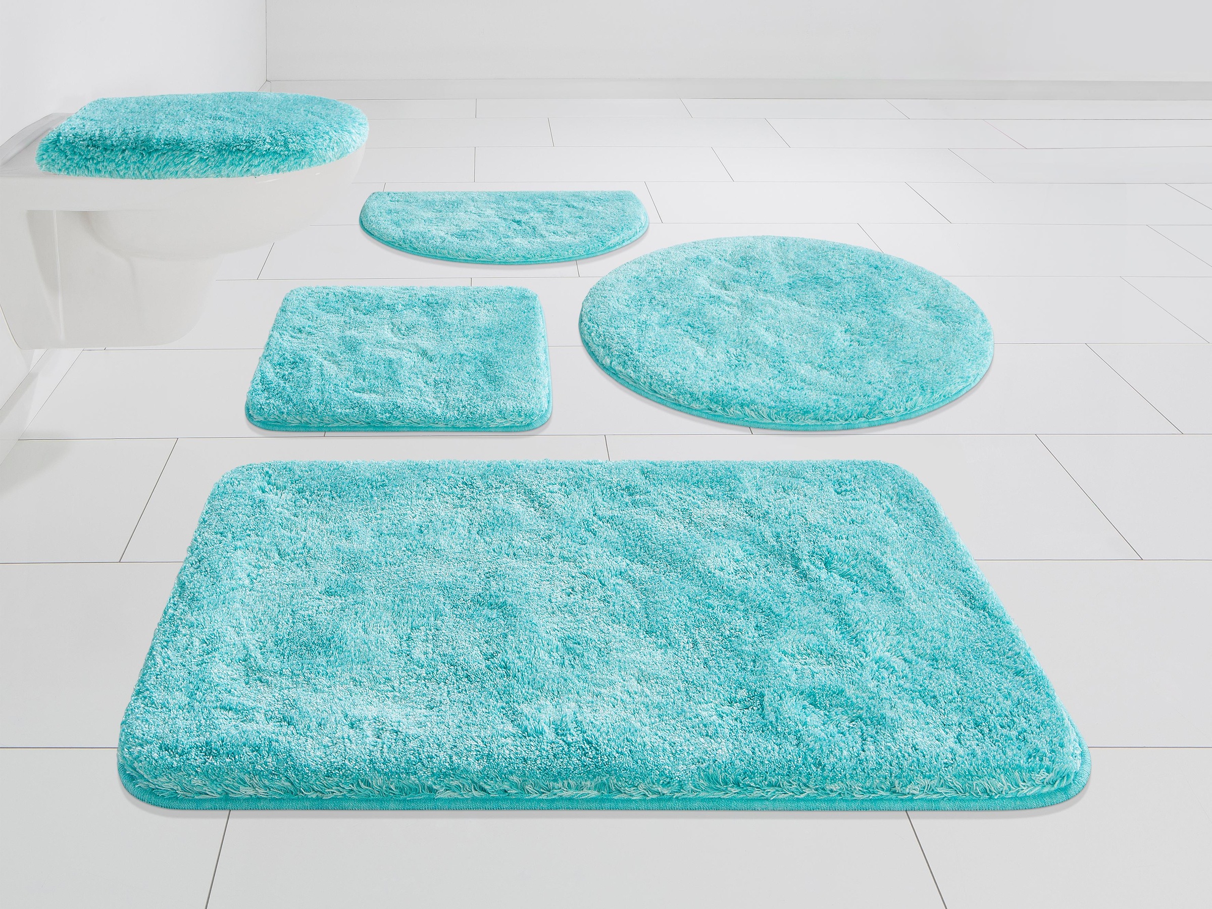 Grund Badematte »Melos, Badvorleger, Badezimmer Teppich, sehr weich«, rutsc günstig online kaufen