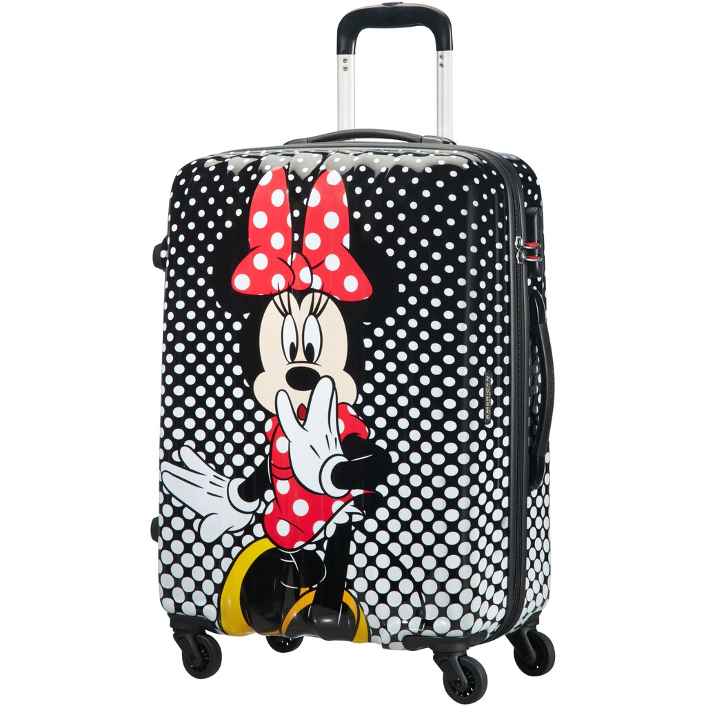 American Tourister® Hartschalen-Trolley »Disney Legends, Minnie Mouse Polka Dot, 65 cm«, 4 Rollen