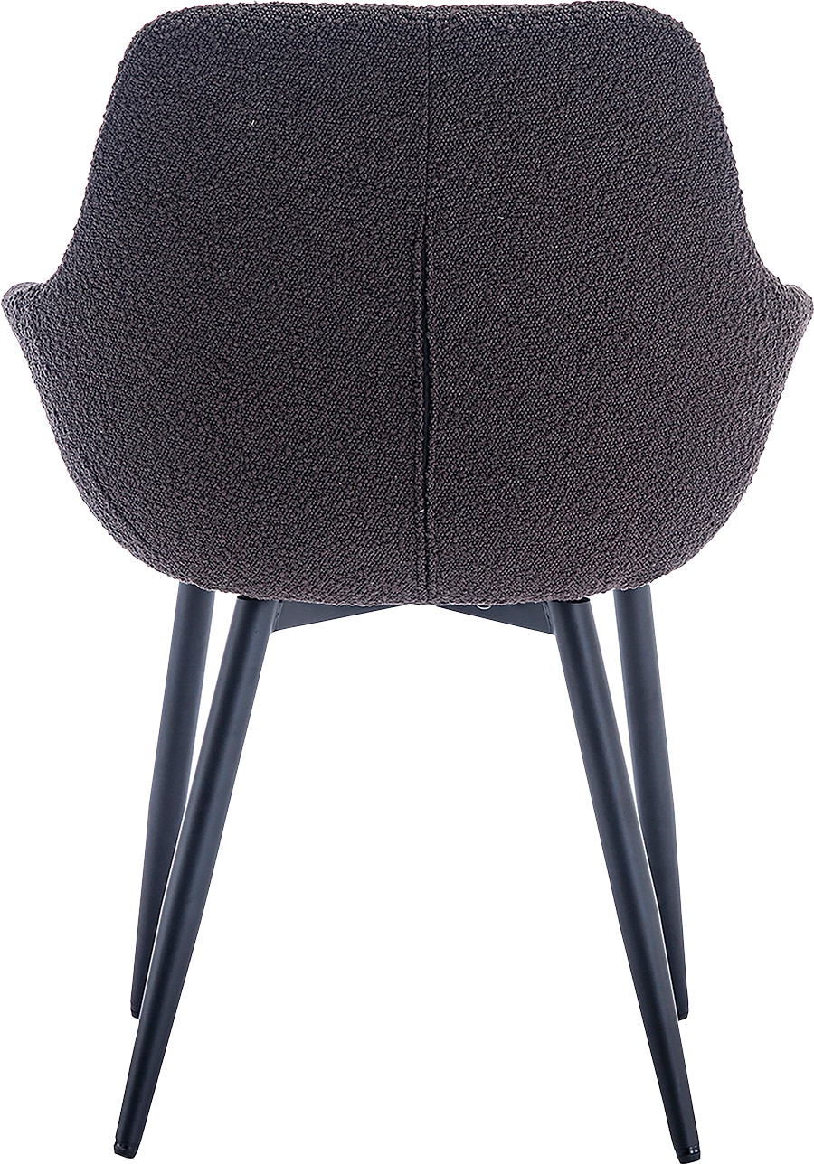 SalesFever Armlehnstuhl, (Set), 2 St., Bouclé, moderner Bouclé-Bezug