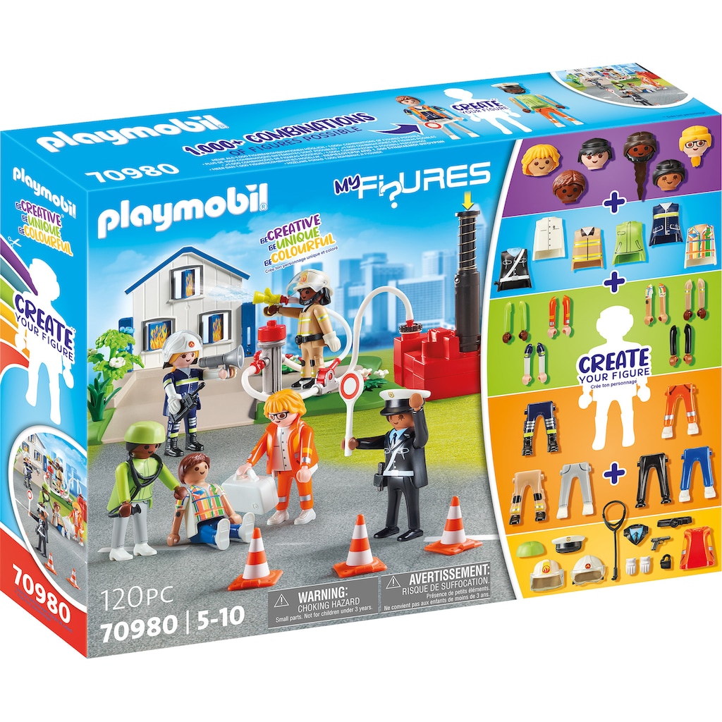 Playmobil® Konstruktions-Spielset »Rescue Mission (70980), My Figures«, (120 St.)