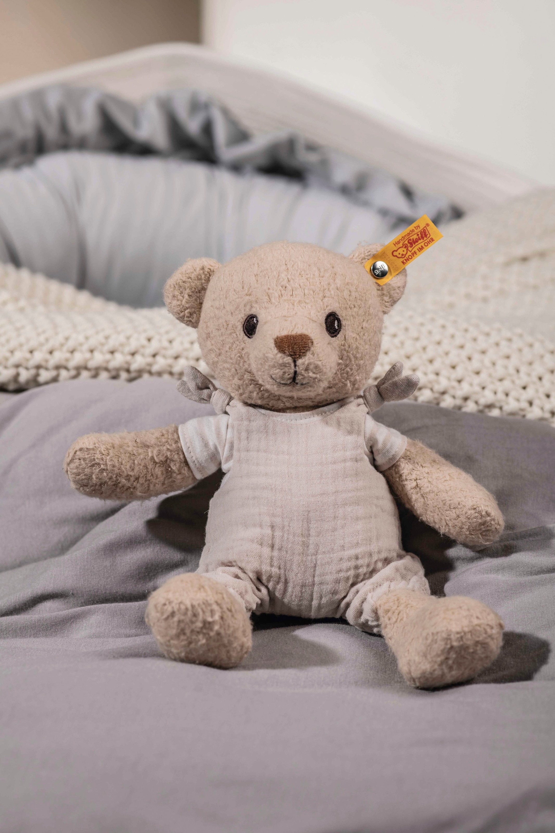 Steiff Kuscheltier »Noah Teddybär, 26 cm«, GOTS organic, zertifiziert durch BCS 35014