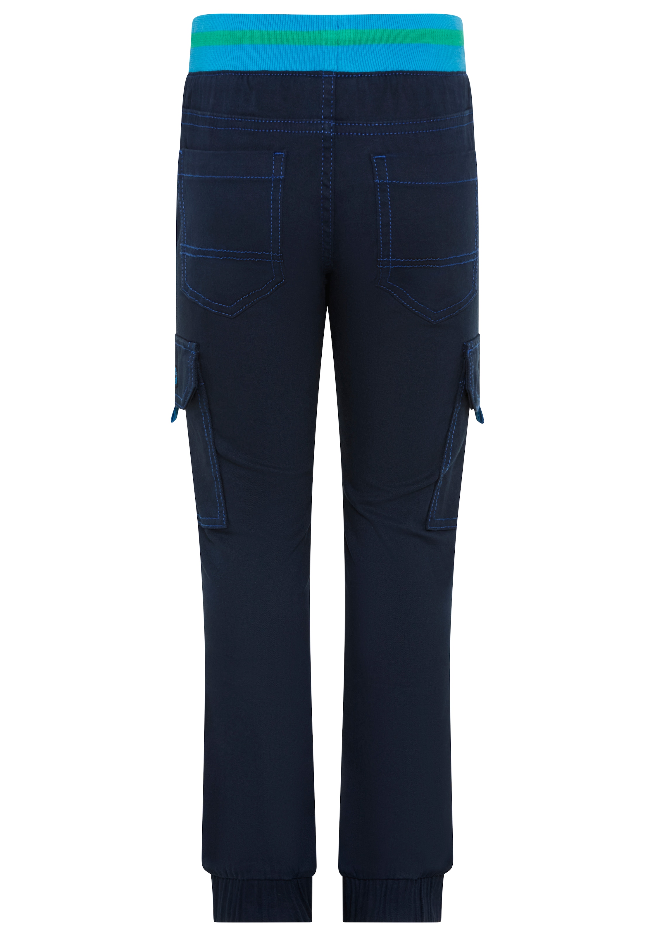 Scout Cargohose »Cargohose mit Ringelbündchen - NEU von SCOUT«  gerader Schnitt, schmal zulaufendes Bein, für Jungen