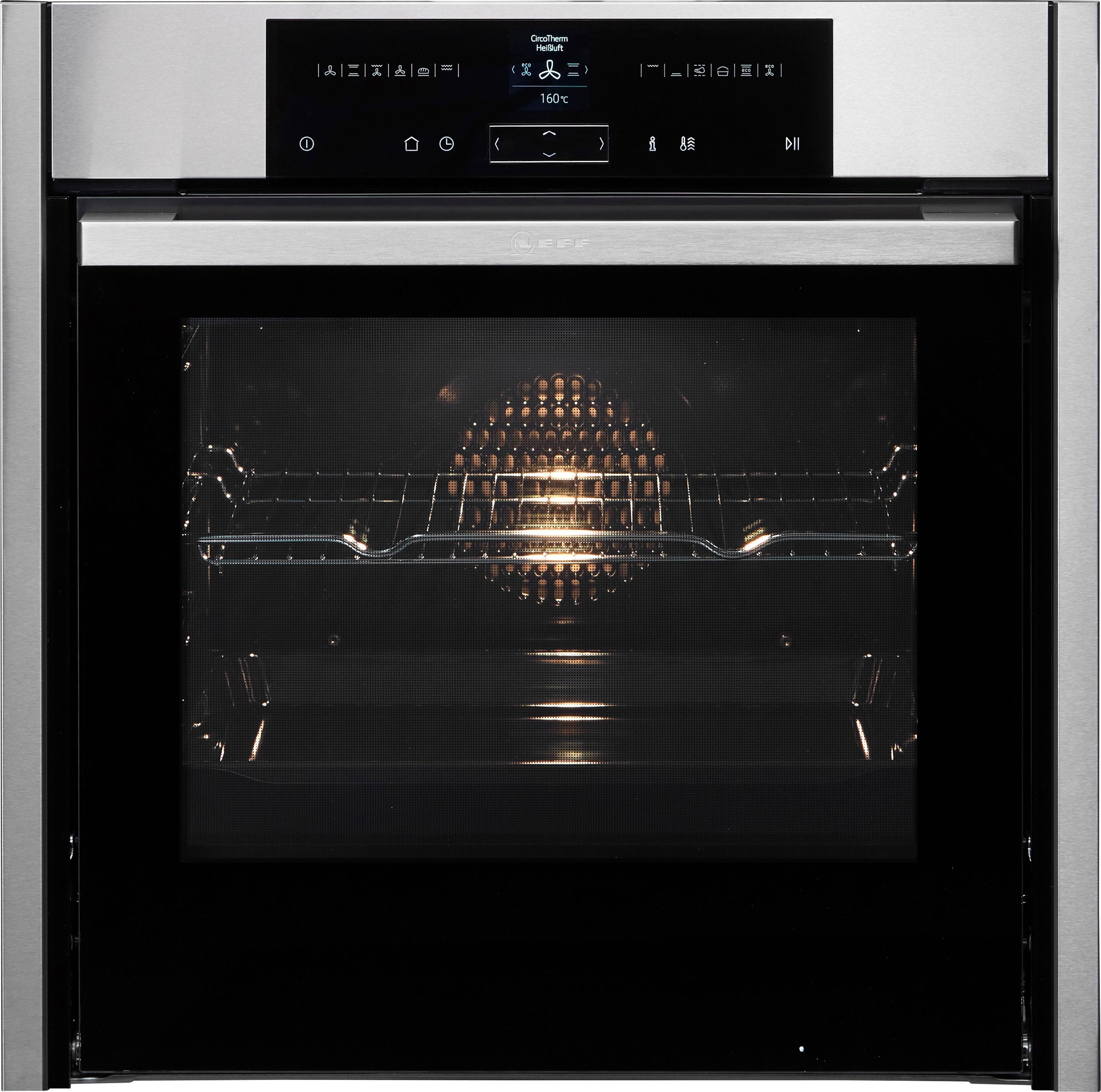 2. Bild von NEFF Backofen-Set »XB46TWIST«, B45CR20N0, mit Teleskopauszug nachrüstbar, EasyClean, Slide&Hide®, TFT-Display