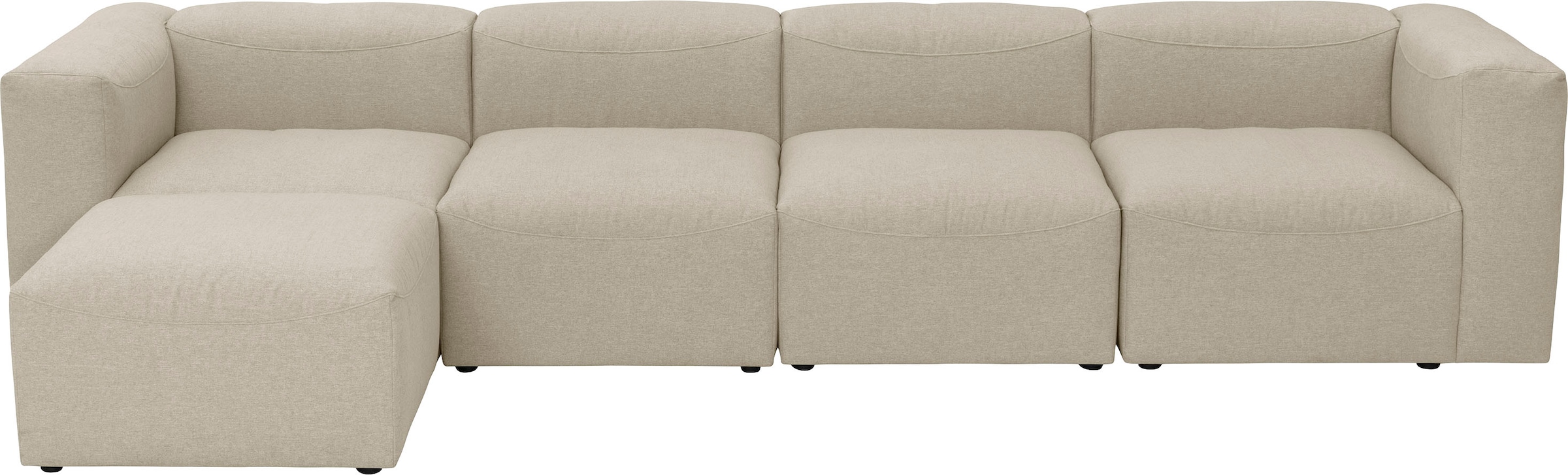 Max Winzer® Ecksofa »Lena«, (Spar-Set, 5 St.), Sofa-Set 07 aus 5 Sitz-Elementen, individuell kombinierbar