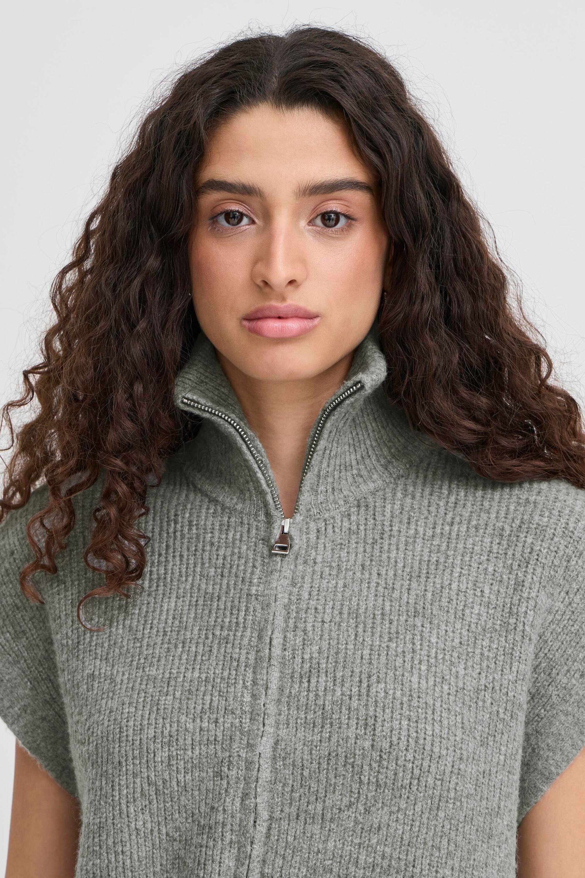 Ichi Strickjacke »Ärmellose IHDUCIE«