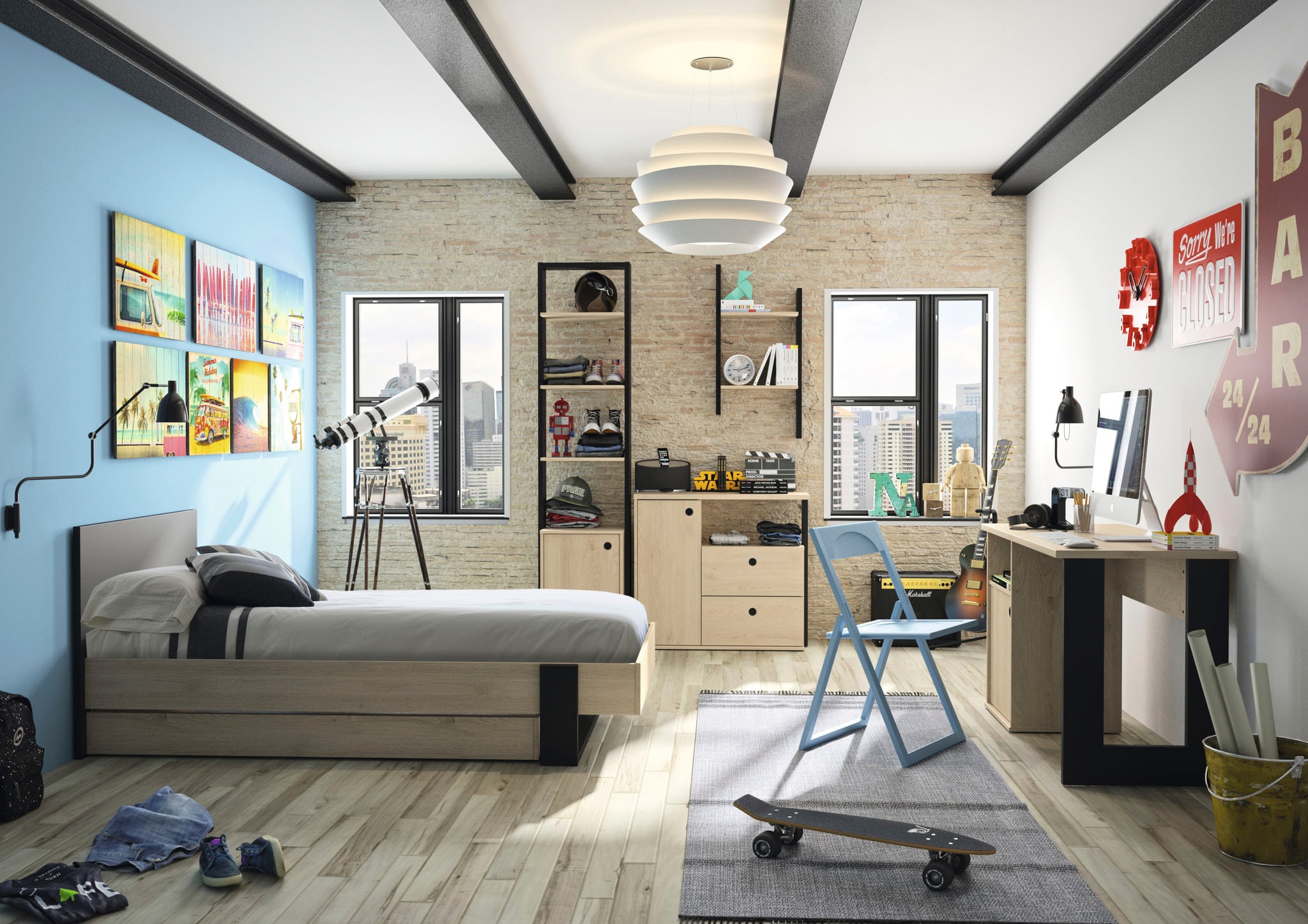 Gami Jugendbett DUPLEX, Einzelbett günstig online kaufen