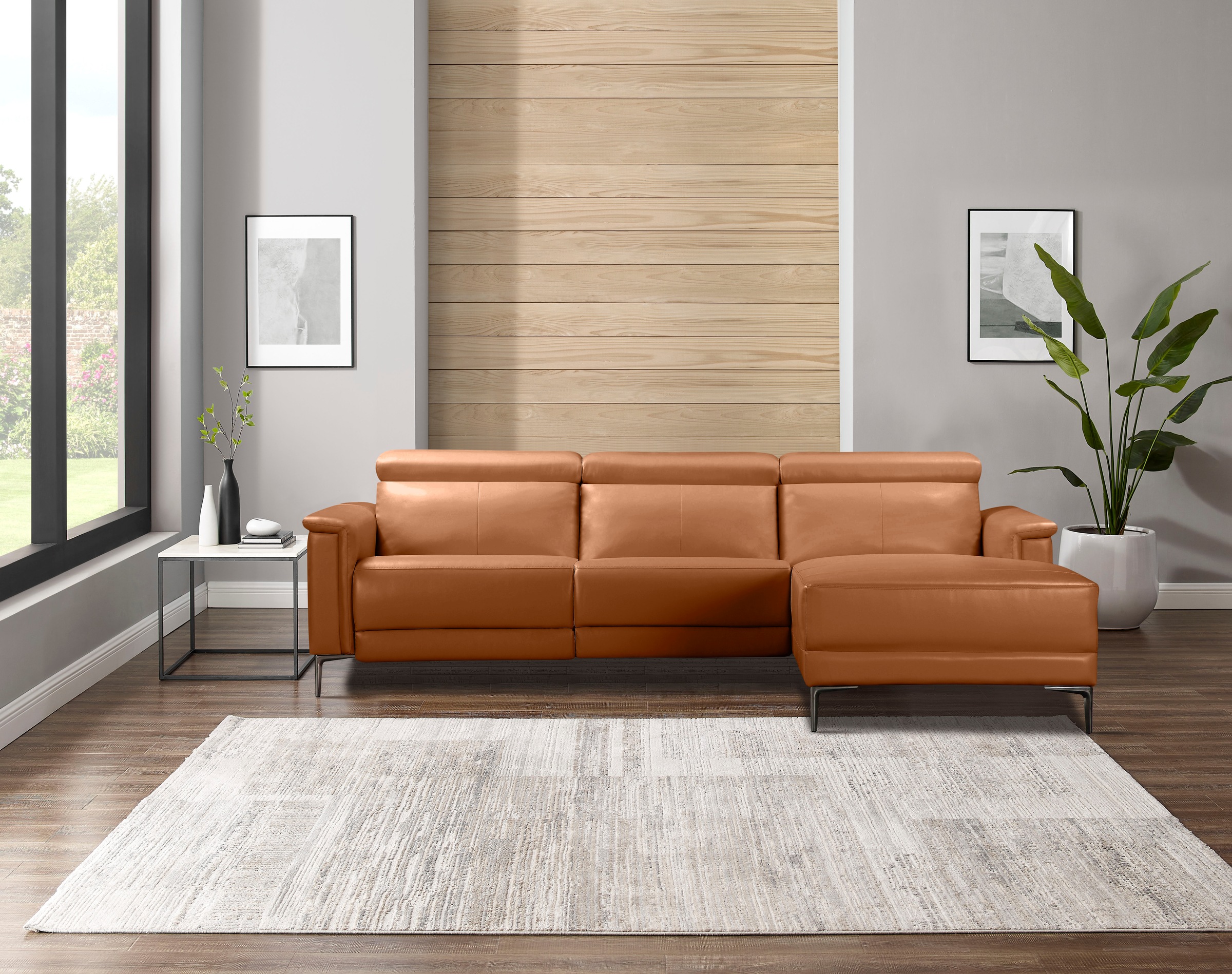 Home affaire Ecksofa »Lund, L-Form, 261cm, man. o. elektr. Relaxfunktion (m günstig online kaufen