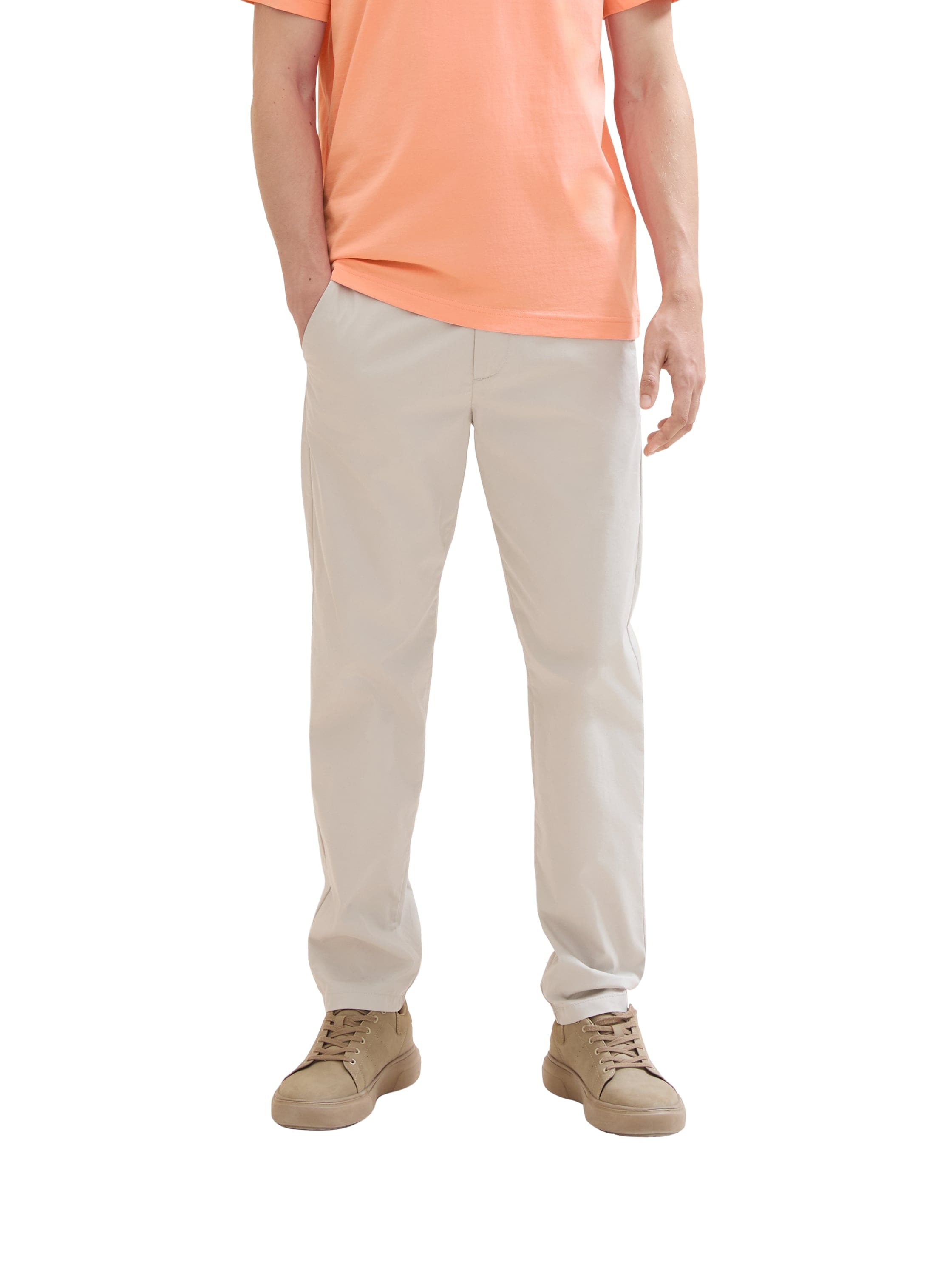 TOM TAILOR Denim Chinohose, mit seitlichen Eingrifftaschen