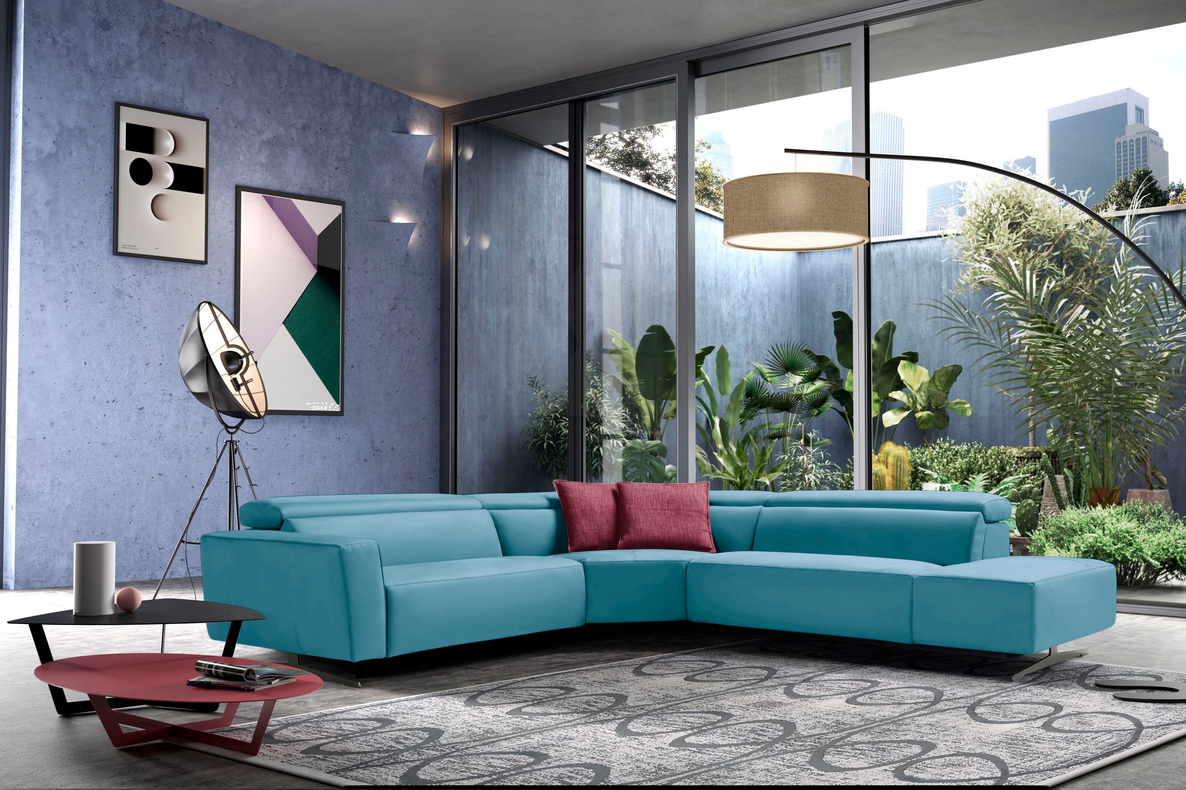 Egoitaliano Ecksofa »Stefanie-e, Designsofa der Extraklasse, bequem mit hoh günstig online kaufen