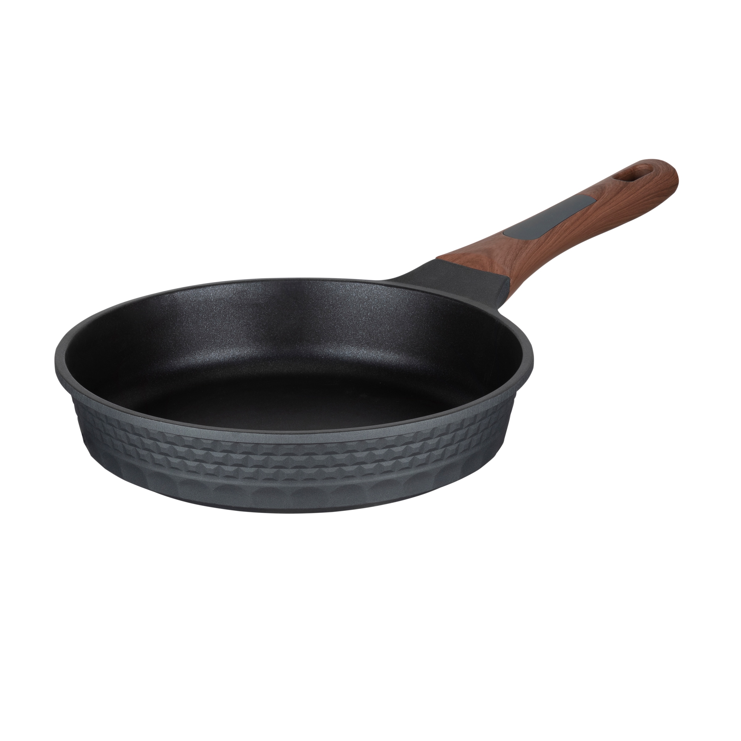 RESTO Kitchenware Topf-Set »CAPELLA -  Einzigartiges Design mit 3D-Effekt, antihaftbeschichtet« Set, 1x Soßentopf Ø 16 cm, 1x Kochtopf Ø 20 cm, 1x Pfanne Ø 24 cm, 5 tlg. Aluminiumguss