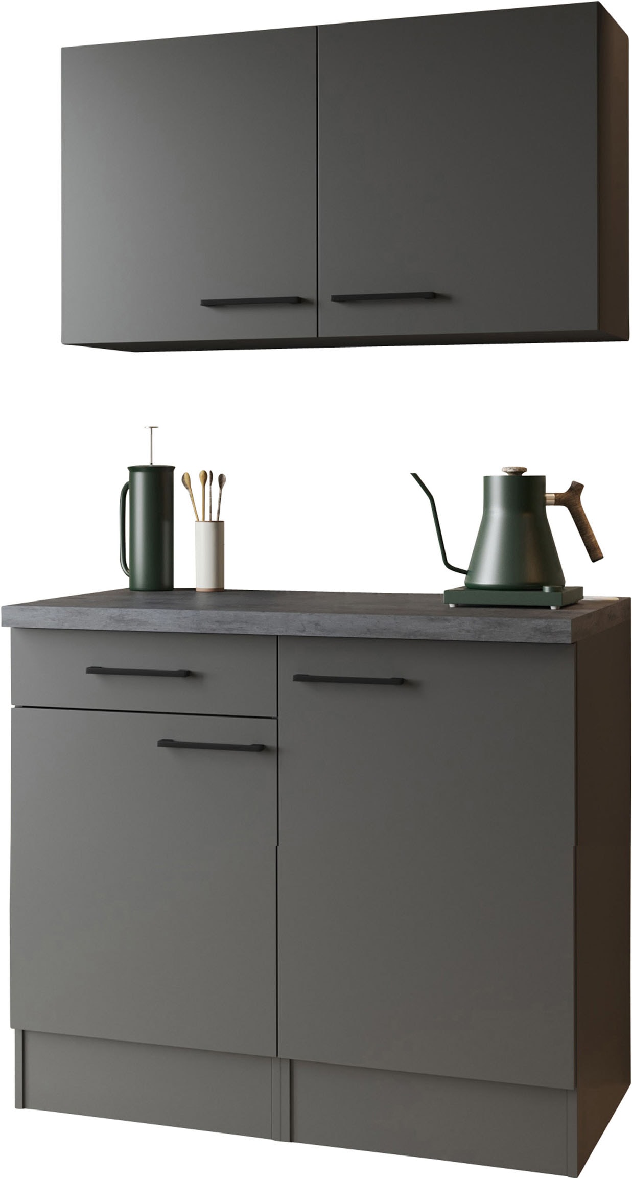 RESPEKTA Buffet »Oliver« zerlegt, mit Soft Close Funktion, inkl. Oberschränke, Breite 100 cm