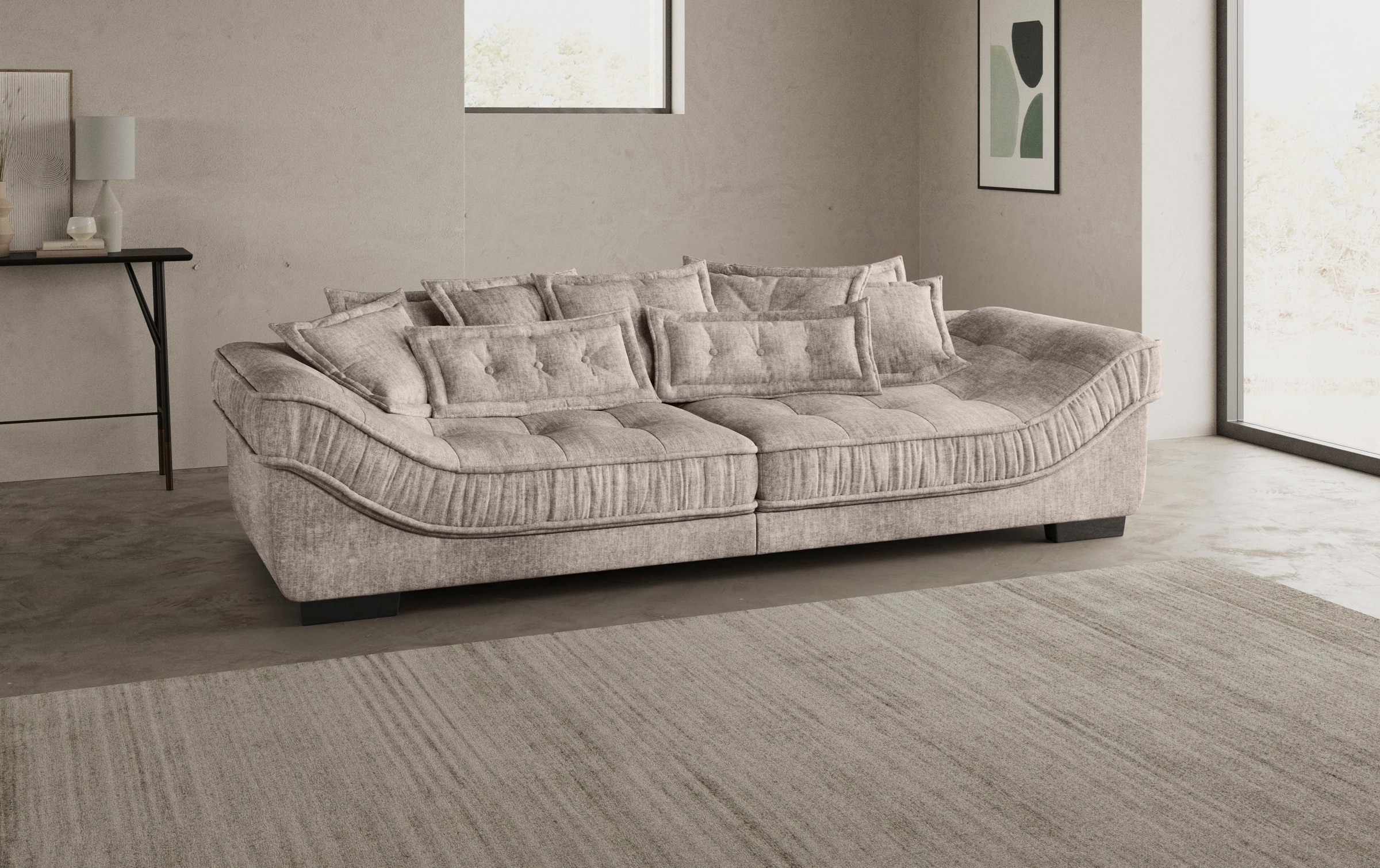 Mr. Couch Big-Sofa »Diwan II DuraFlex«, DuraFlex-Kaltschaumpolsterung, bis 140 kg, 4 Bezugsqualitäten