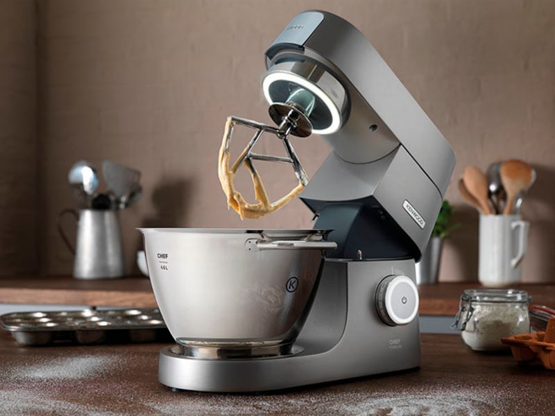 KENWOOD Küchenmaschinenschüssel »Chef Titanium Edelstahl-Rührschüssel KAT711SS«, aus Edelstahl, für alle Chef Titanium Küchenmaschinen der KVC7000 / 7300 / 7400 Serie