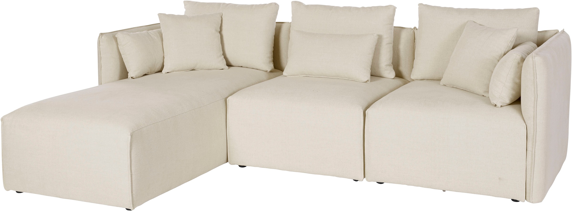 andas Ecksofa »Nöre«, (3 Teile), zusammengesetzt aus Modulen, in vielen Bezugsqualitäten und Farben