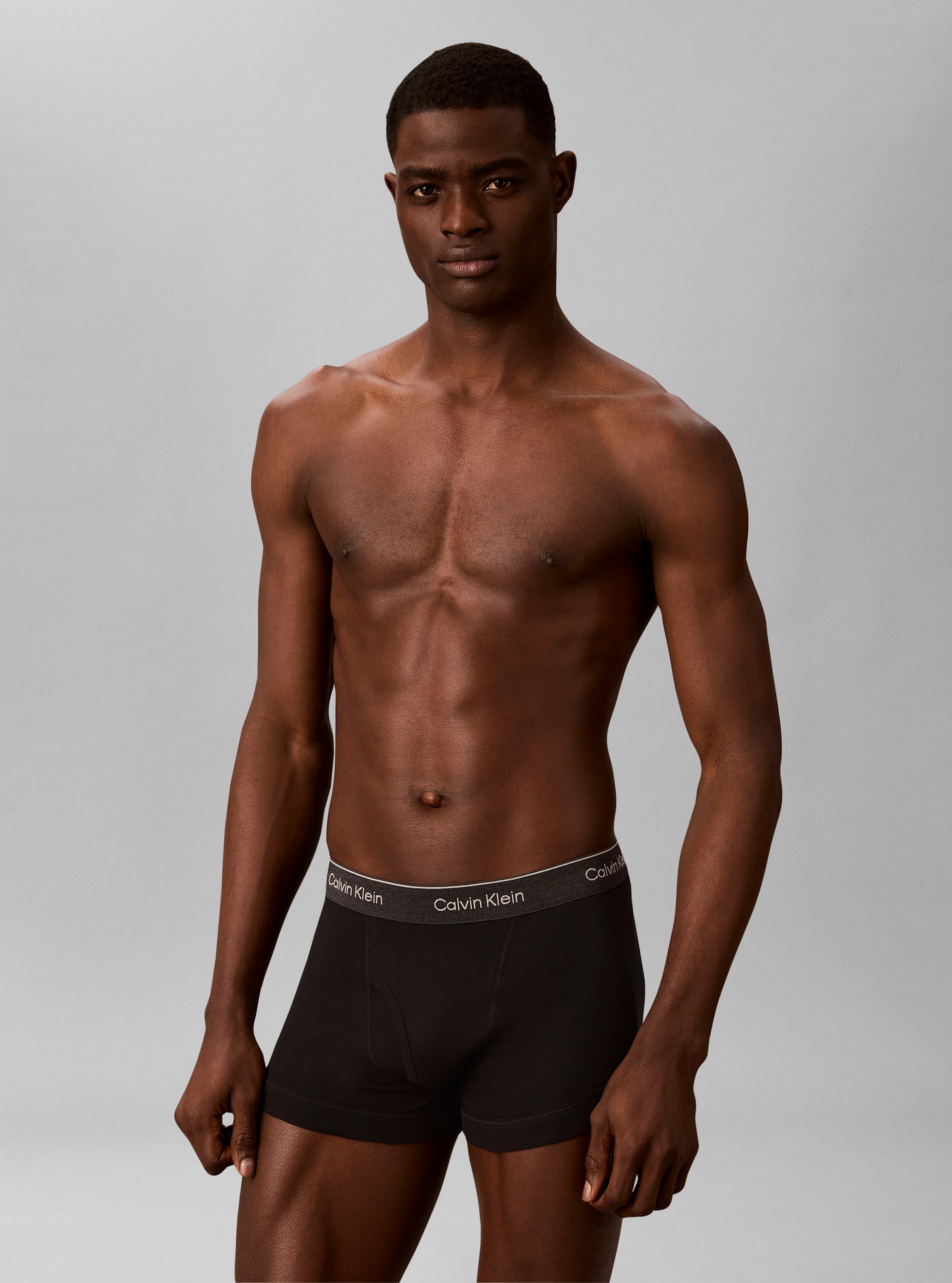 Calvin Klein Underwear »TRUNK 3PK« Packung, 3er-Pack,  mit Logo-Elastikbund