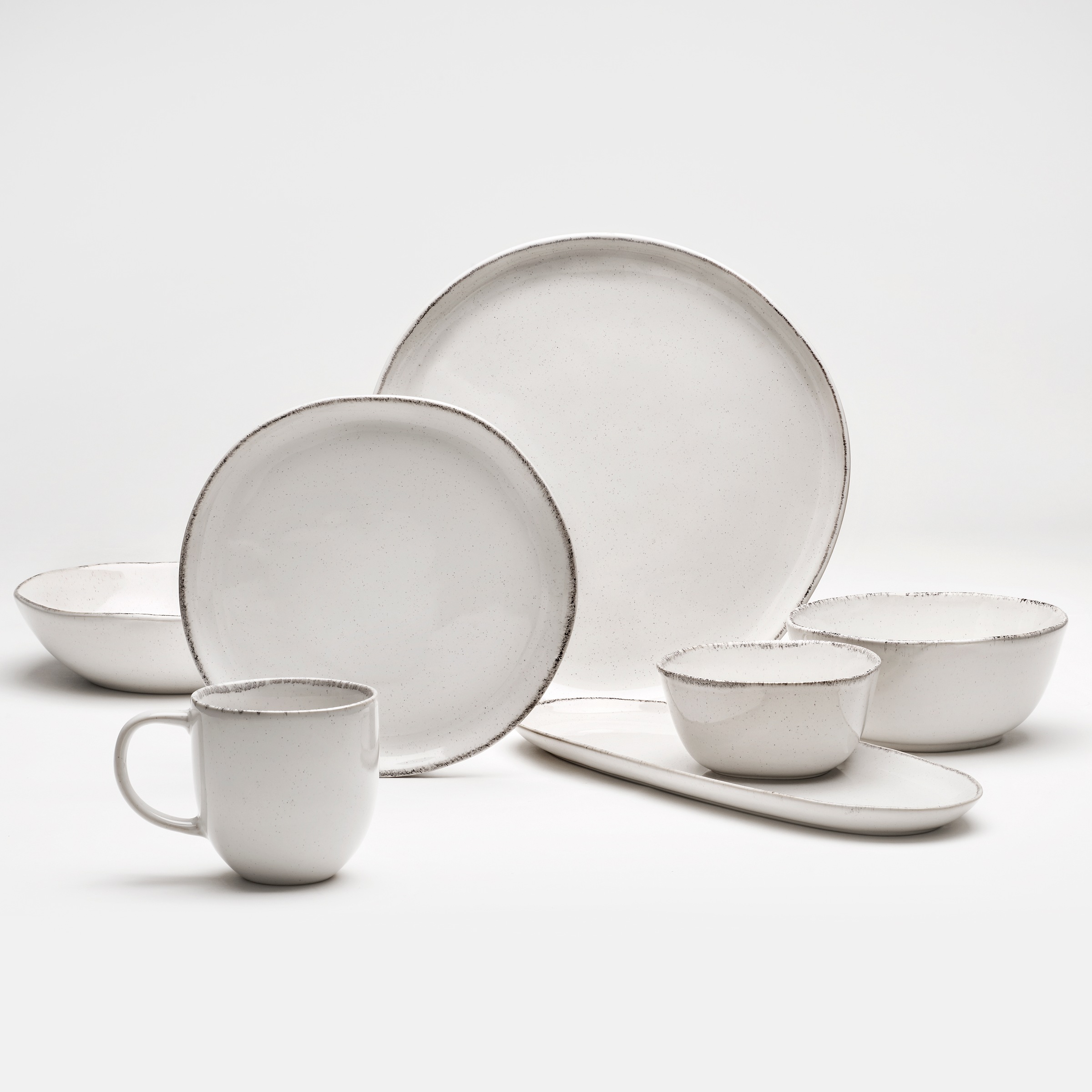 van Well Servierplatte »Platte Urban, 34 x 12,5 cm, 4 Stück« spülmaschinen- günstig online kaufen