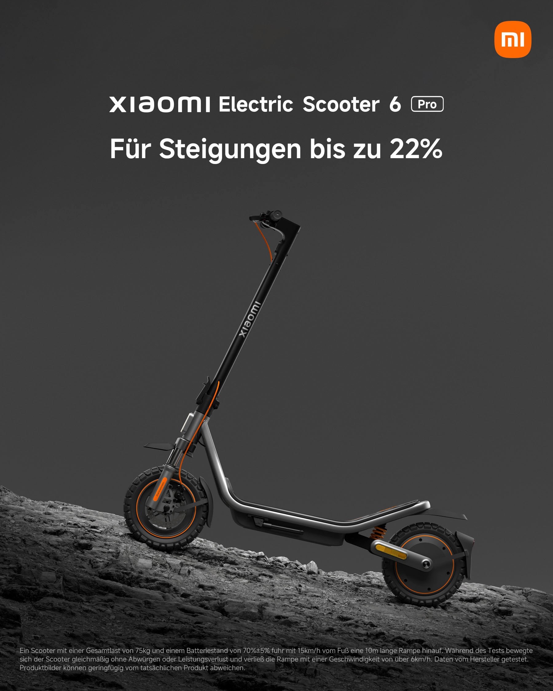 Xiaomi E-Scooter »Electric Scooter 6 Pro DE« 20 km/h 70 km