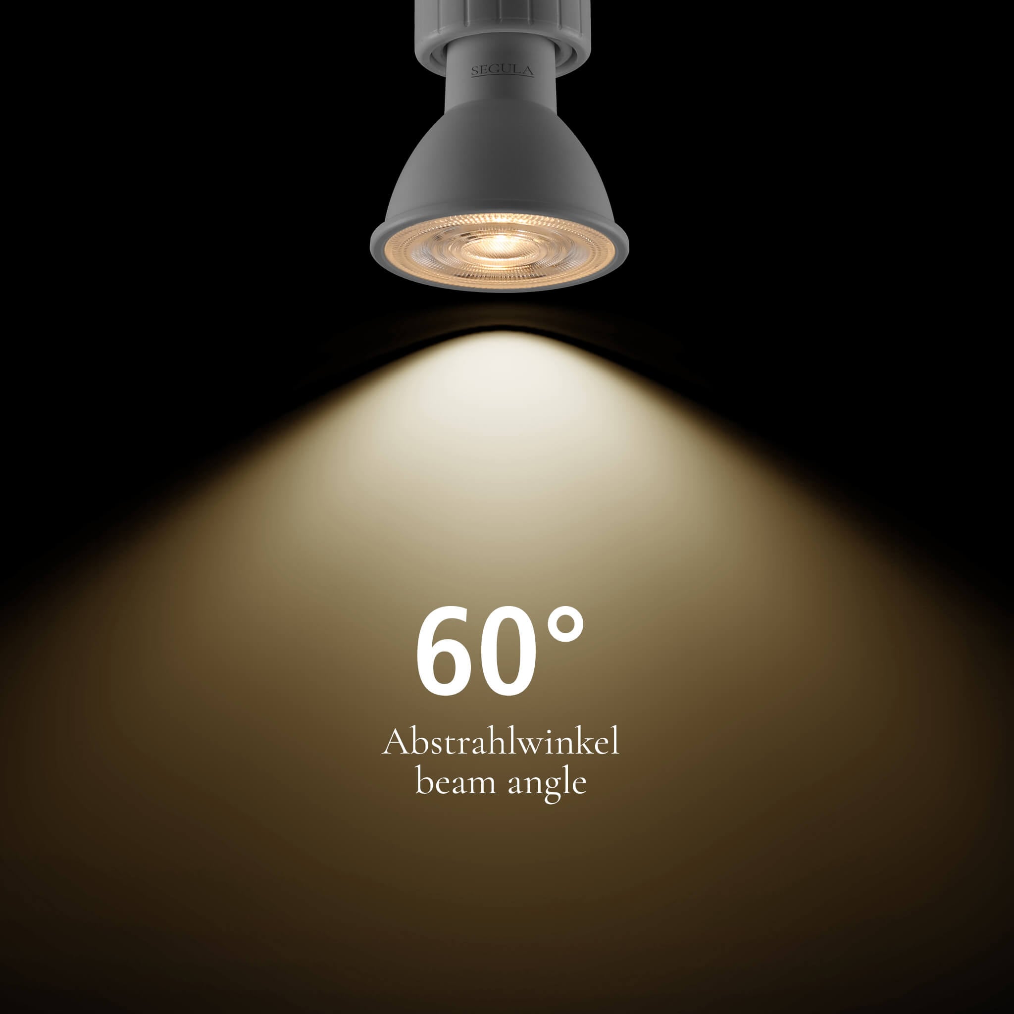 SEGULA LED-Leuchtmittel »GU10 Reflektor 60°« GU10 1 Stk. Warmweiß LED Reflektor 60° GU10, 6W, 2700K, weiß