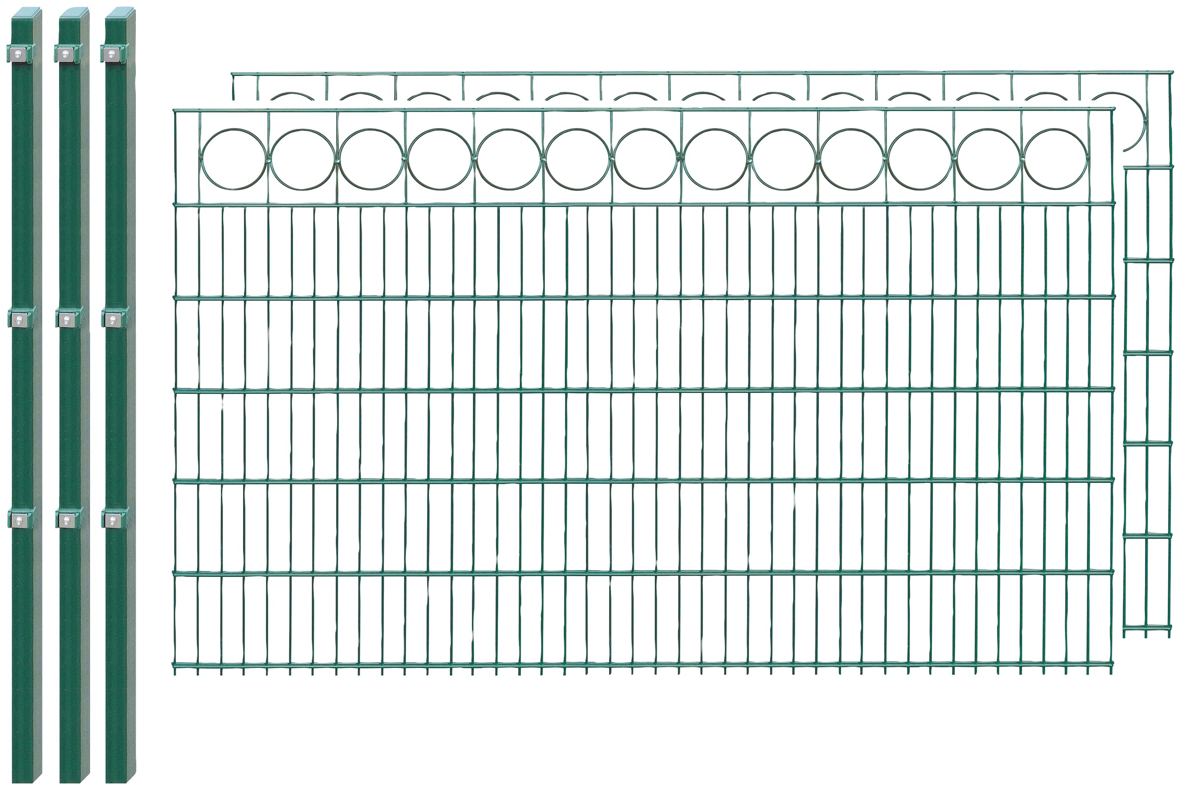 Arvotec Doppelstabmattenzaun »0859-0095-004«, (Set), 120 cm hoch, 2 Matten für 4 m, 3... kaufen