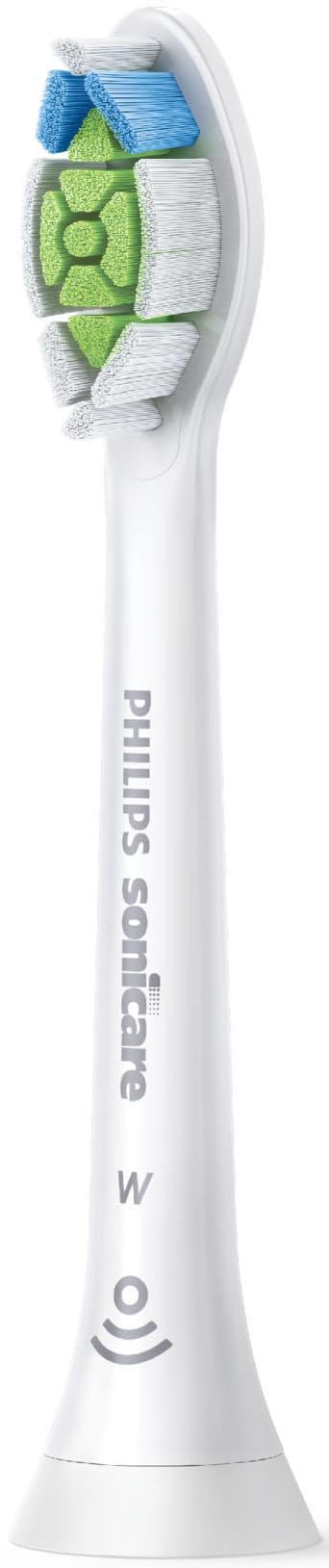 Philips Sonicare Aufsteckbürsten »Standard W2 Optimal White, Farbe weiß«, mit der Bürstenkopferkennung, Standardgröße