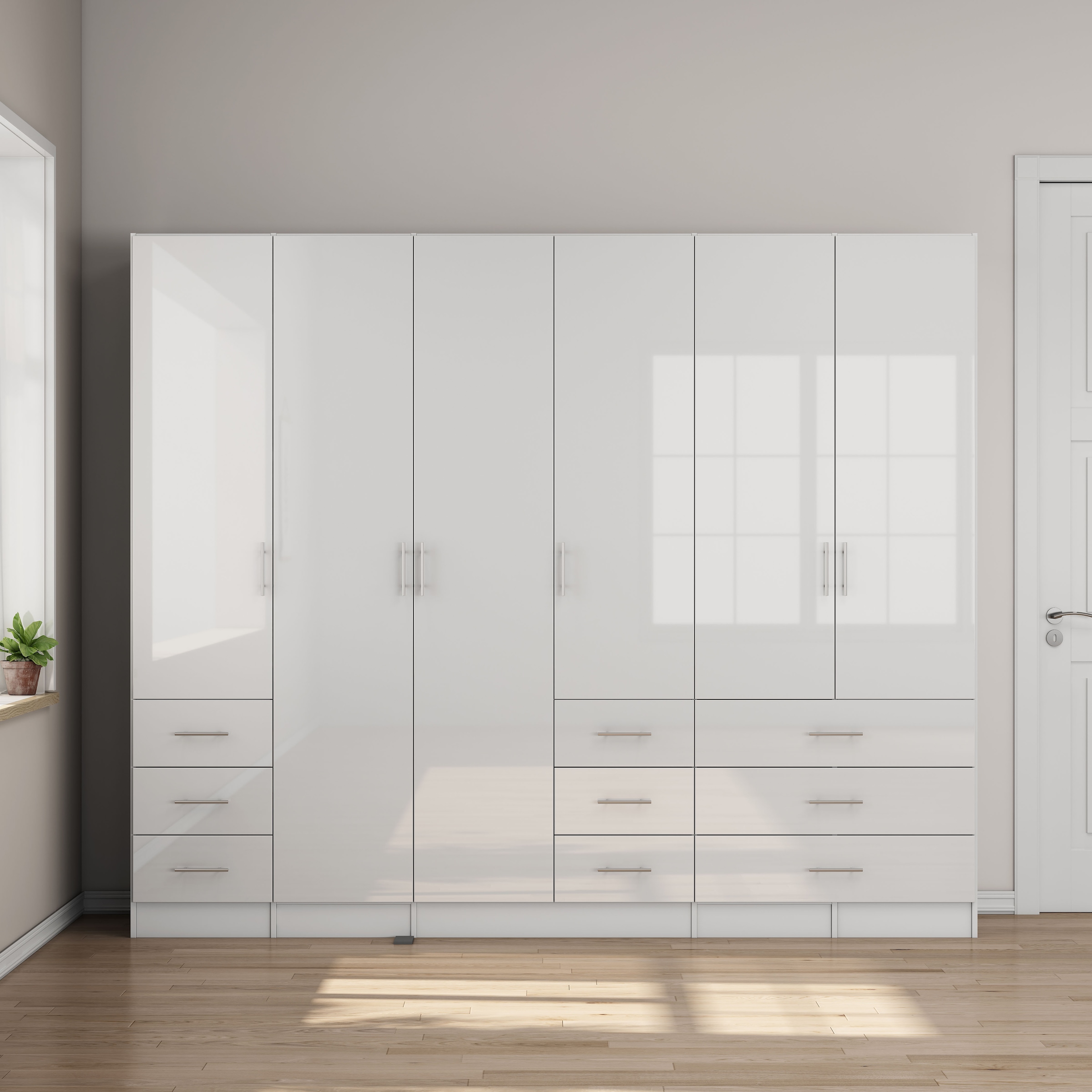 OTTO home Kleiderschrank »Trento Schlafzimmerschrank Garderobe Hochglanz Bestseller«