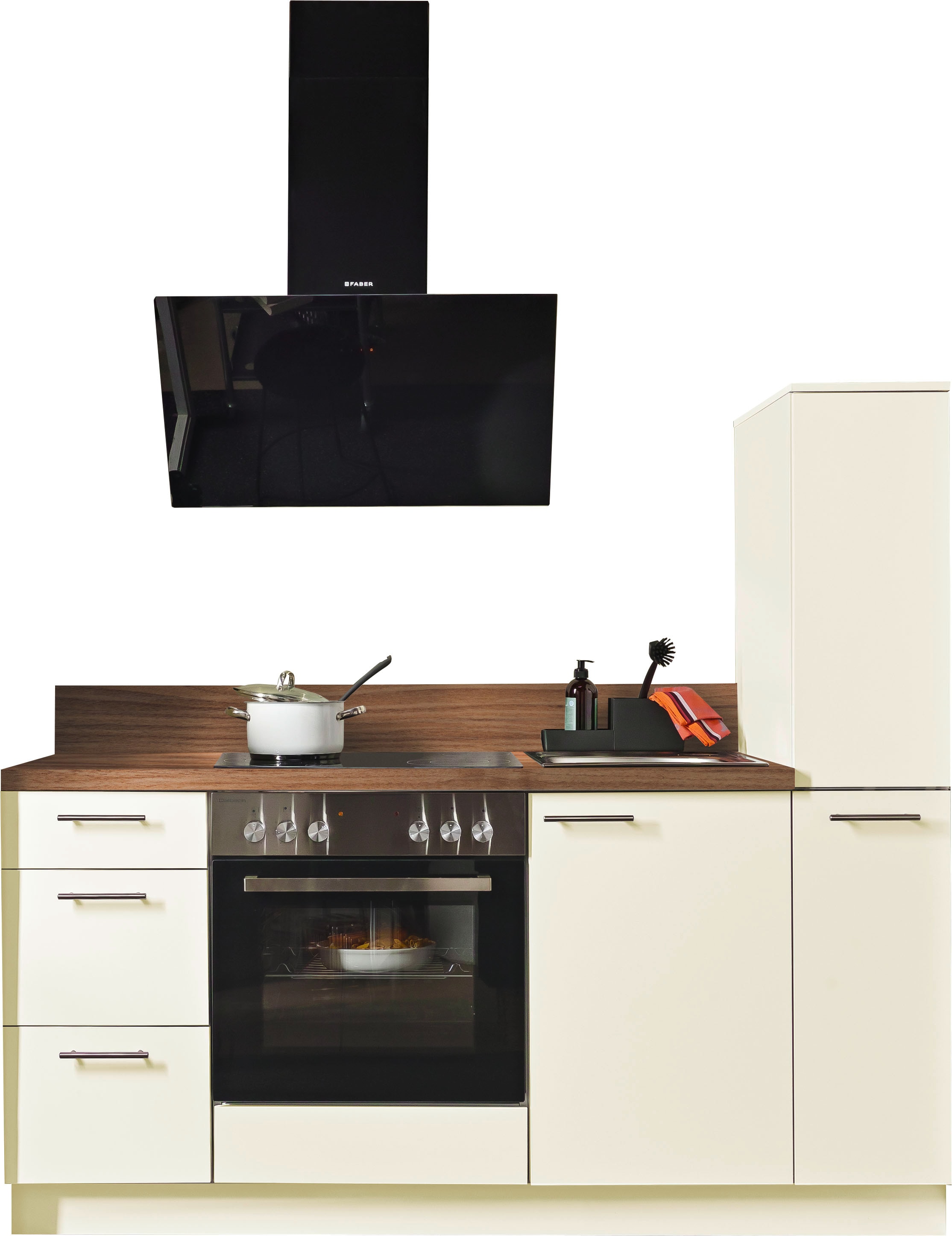 KOCHSTATION Küche »Scafa« vormontiert, wahlweise mit E-Geräten, Stellbreite günstig online kaufen