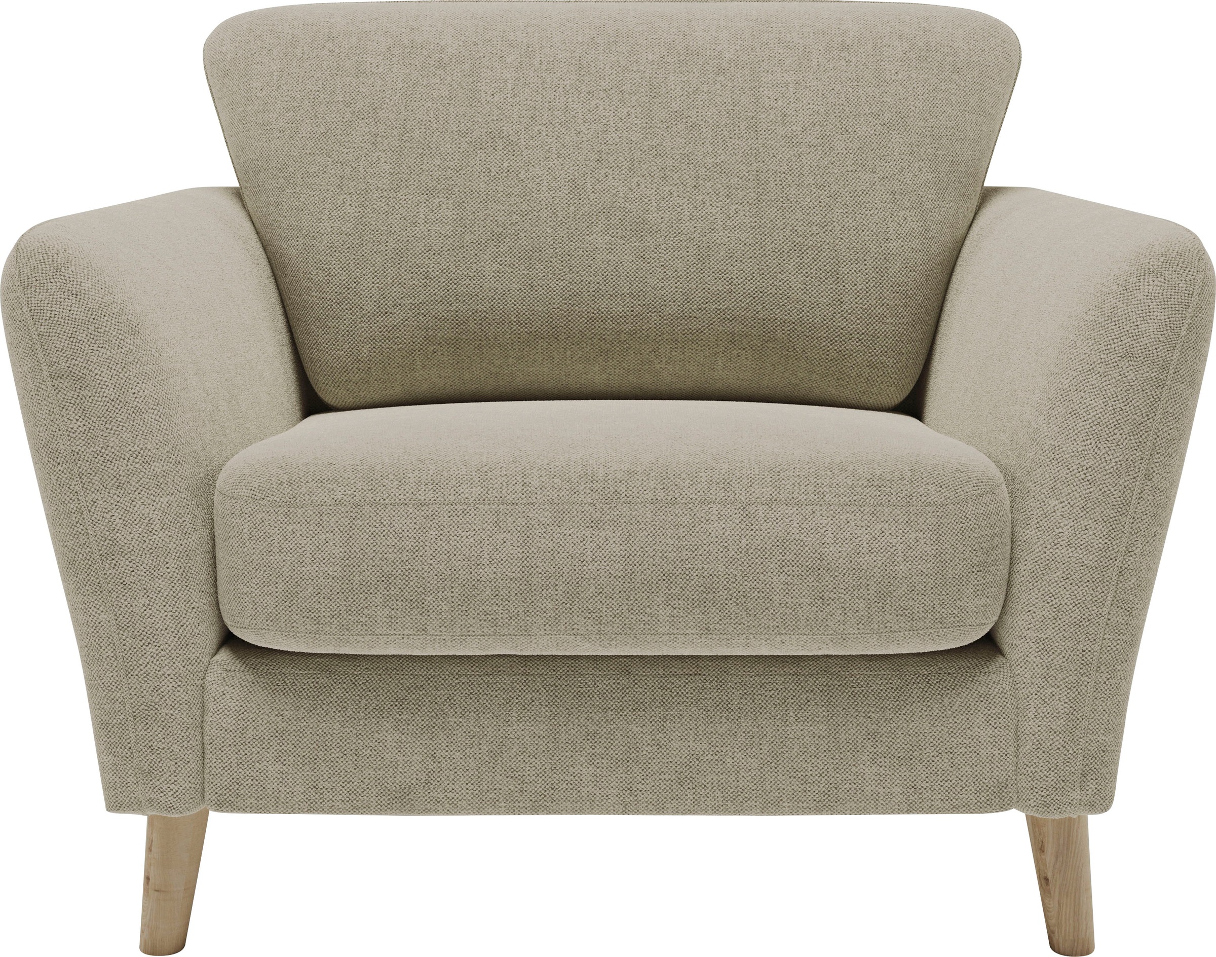 Home affaire Sessel MARSEILLE, Massivholzbeine Eiche, günstig online kaufen